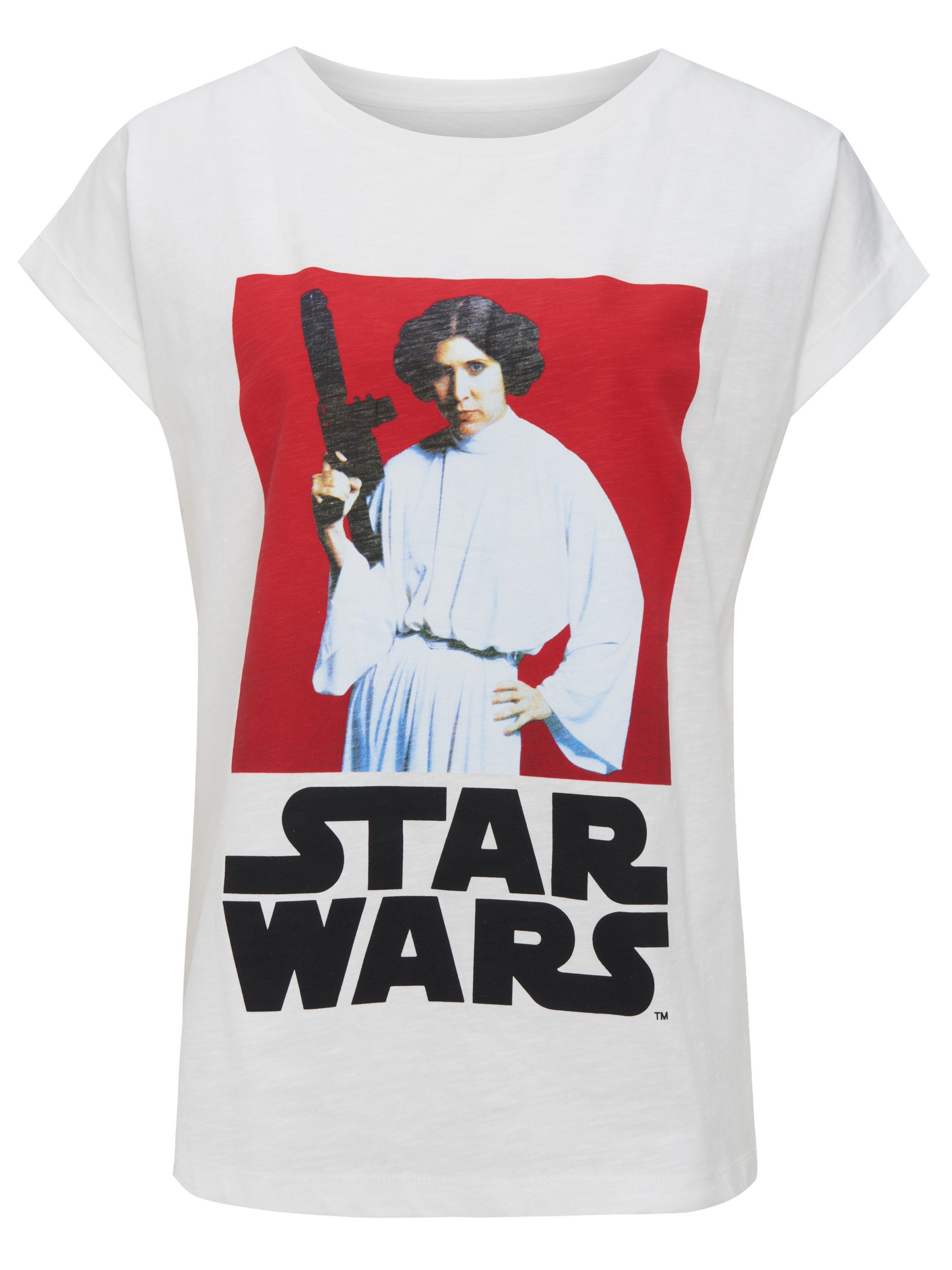 Recovered T-Shirt GOTS Star Princess Leia zertifizierte Bio-Baumwolle Wars