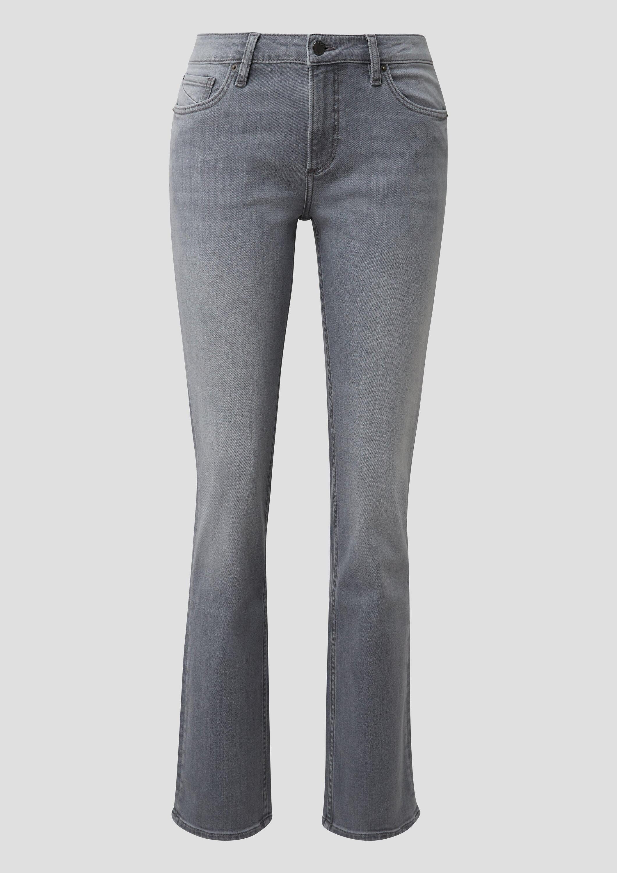 QS Regular-fit-Jeans Jeans-Hose CATIE Jeans Catie / Slim Fit / Mid Rise / Straight Leg