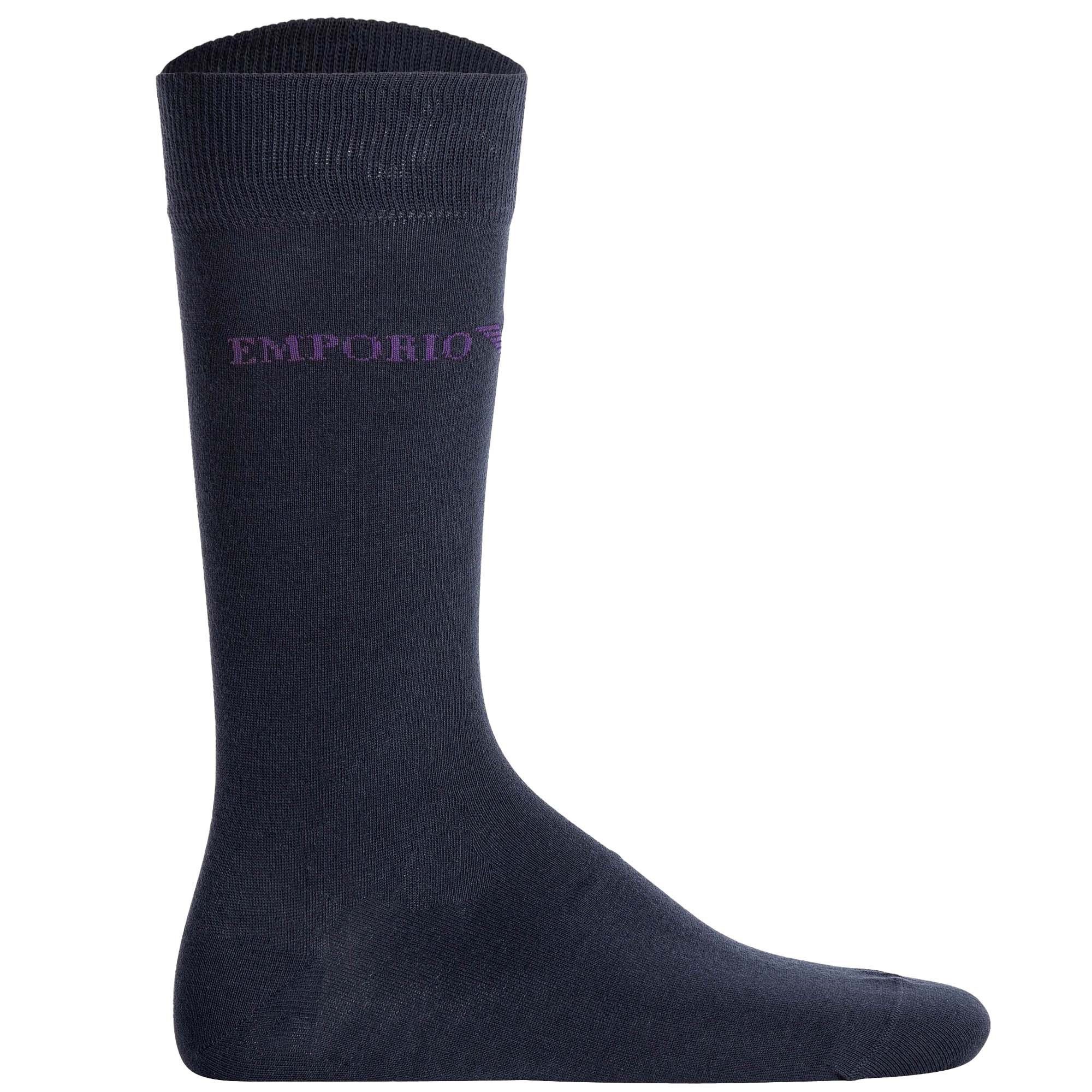 Emporio Armani Kurzsocken Herren Socken 3er Pack Baumwolle Casual Cotton (Packung, 3er Pack)