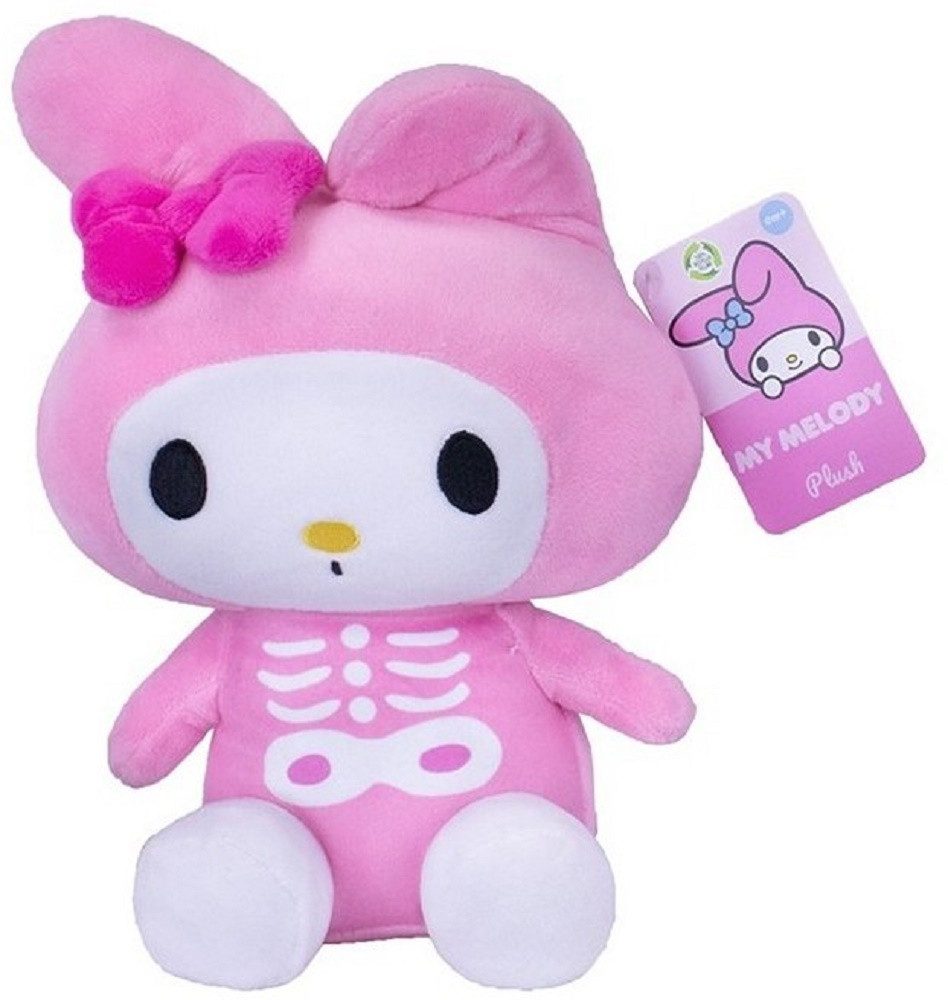 SANRIO Kuscheltier Hello Kitty My Melody Plüschtier pink Skelett-Outfit ca. günstig online kaufen