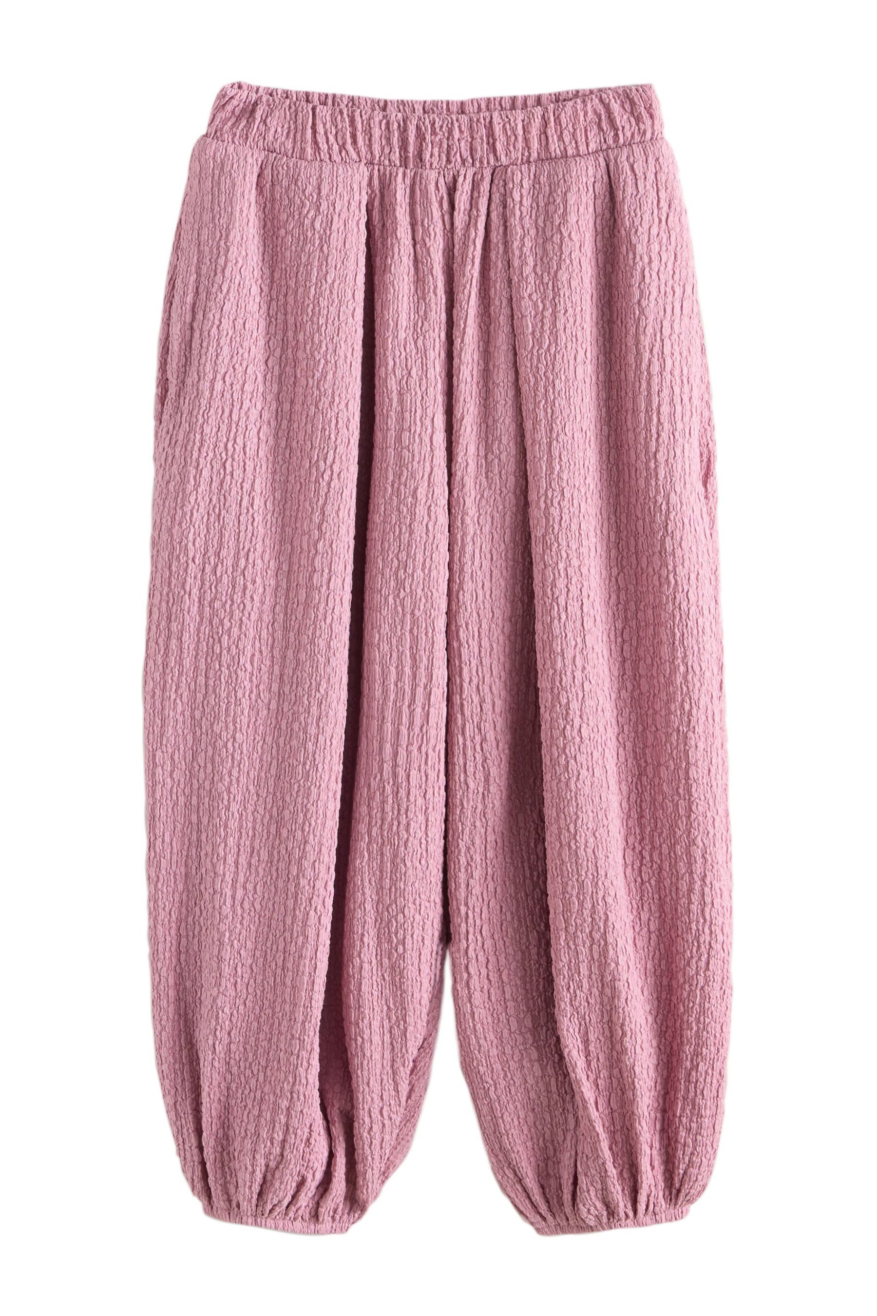 Next Jerseyhose Strukturierte Hose im Ballonschnitt (1-tlg)