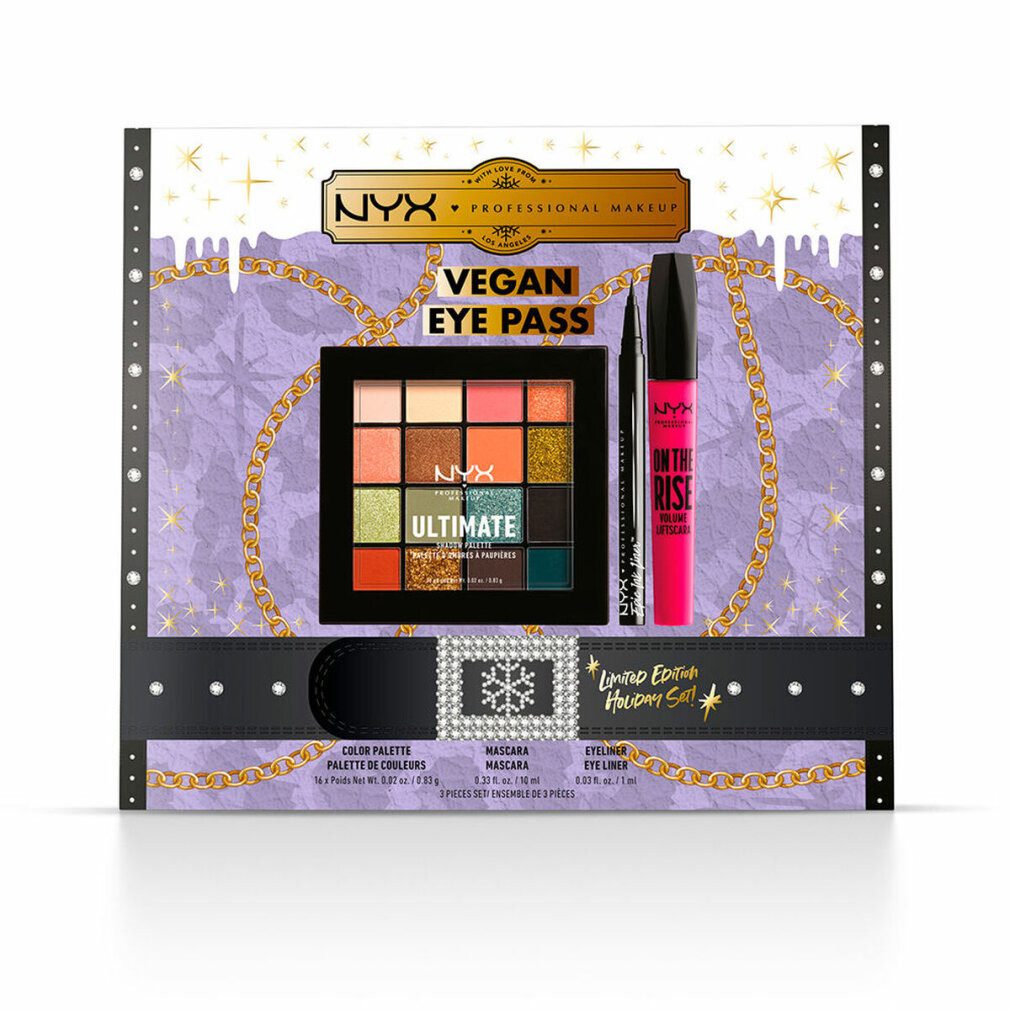 Nyx Professional Make Up Тени для век Vegan Eye Pass Limited Edition Lote 3 Piezas