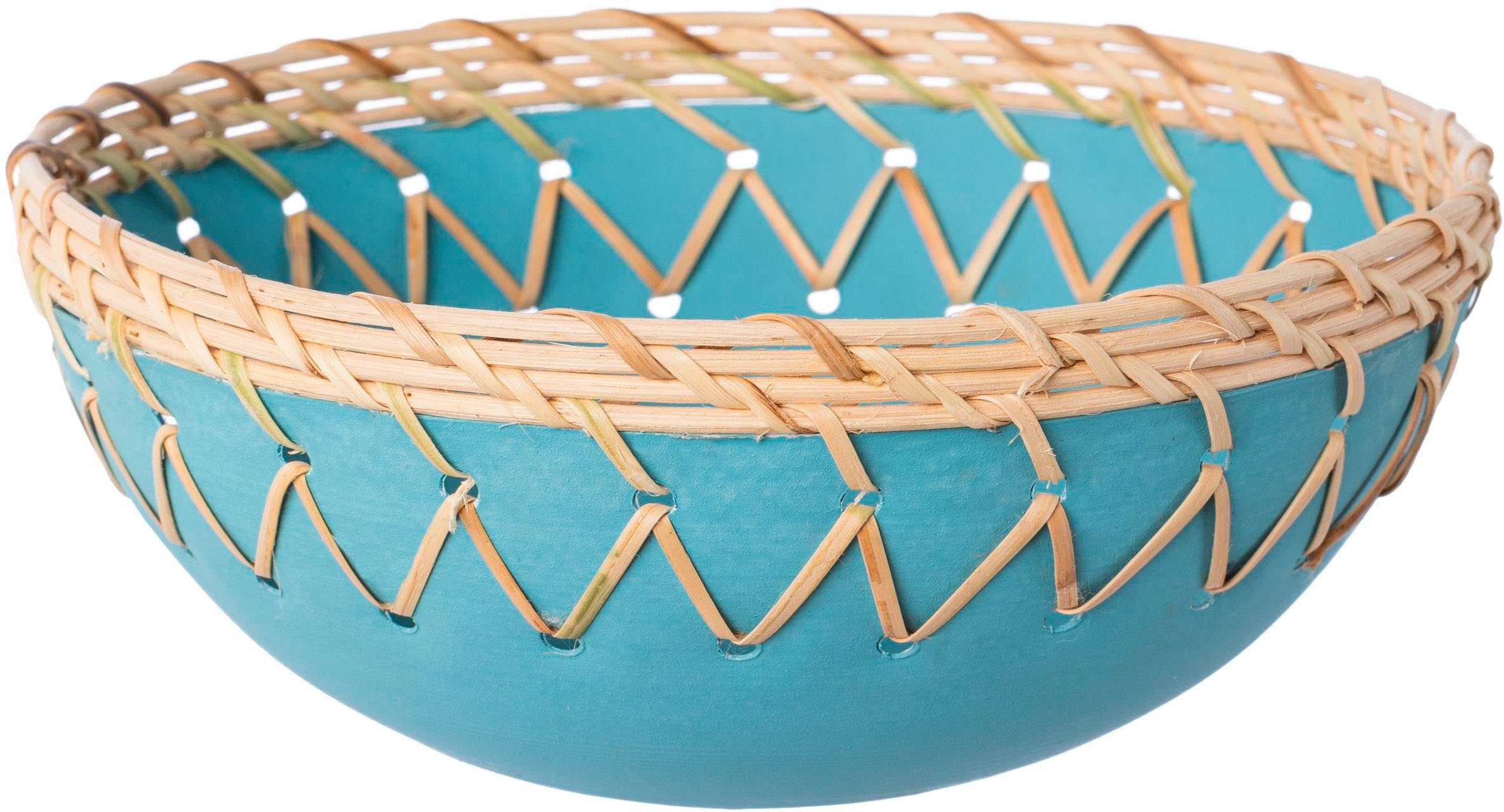 Creativ home Dekoschale Schale mit Sisalverzierung (1 St)