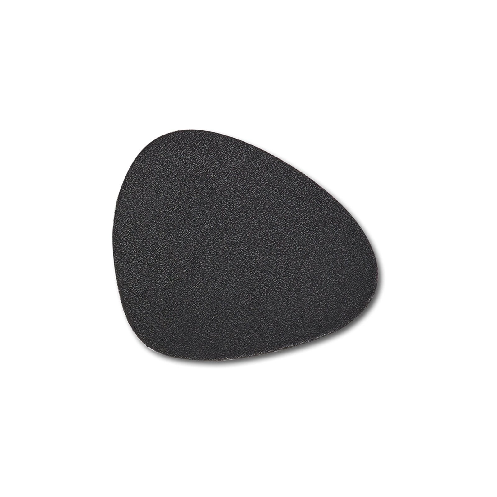 Glasuntersetzer Untersetzer Set Kunstleder Schwarz