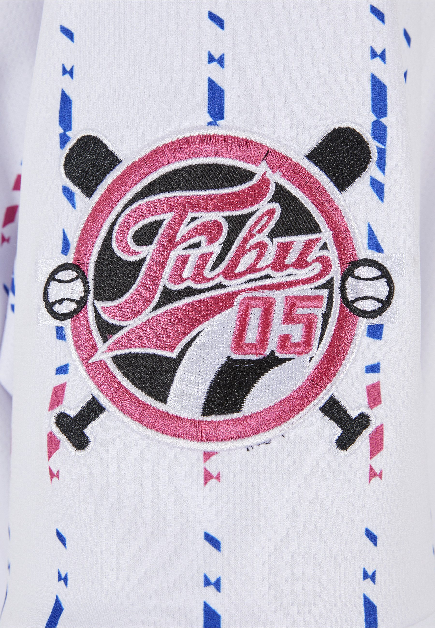 Fubu T-Shirt Fubu Damen FW222-021-1 FUBU Varsity Stripe Baseball Jersey (1-tlg)