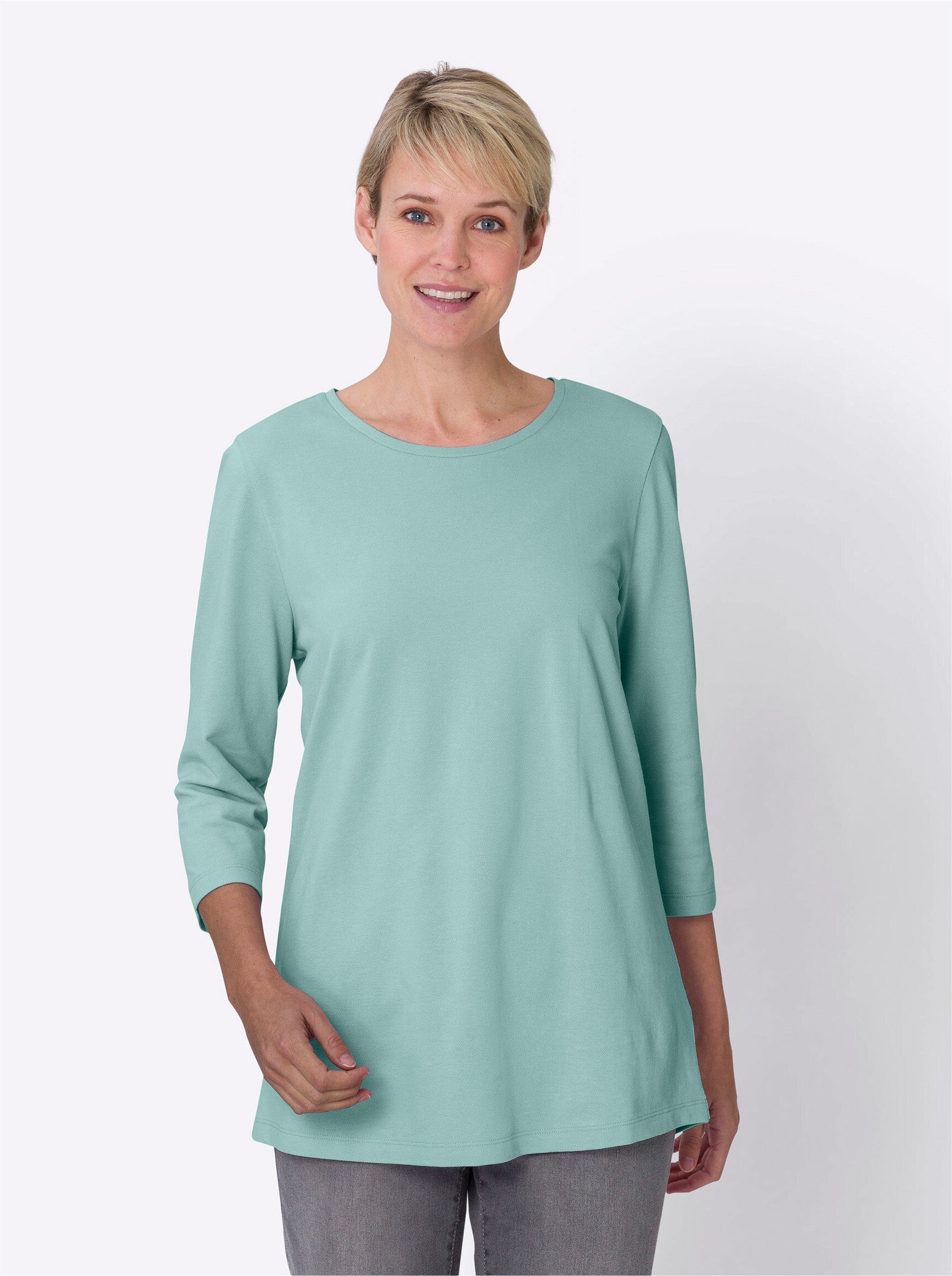 Sieh an! T-Shirt Longshirt 3/4-Arm