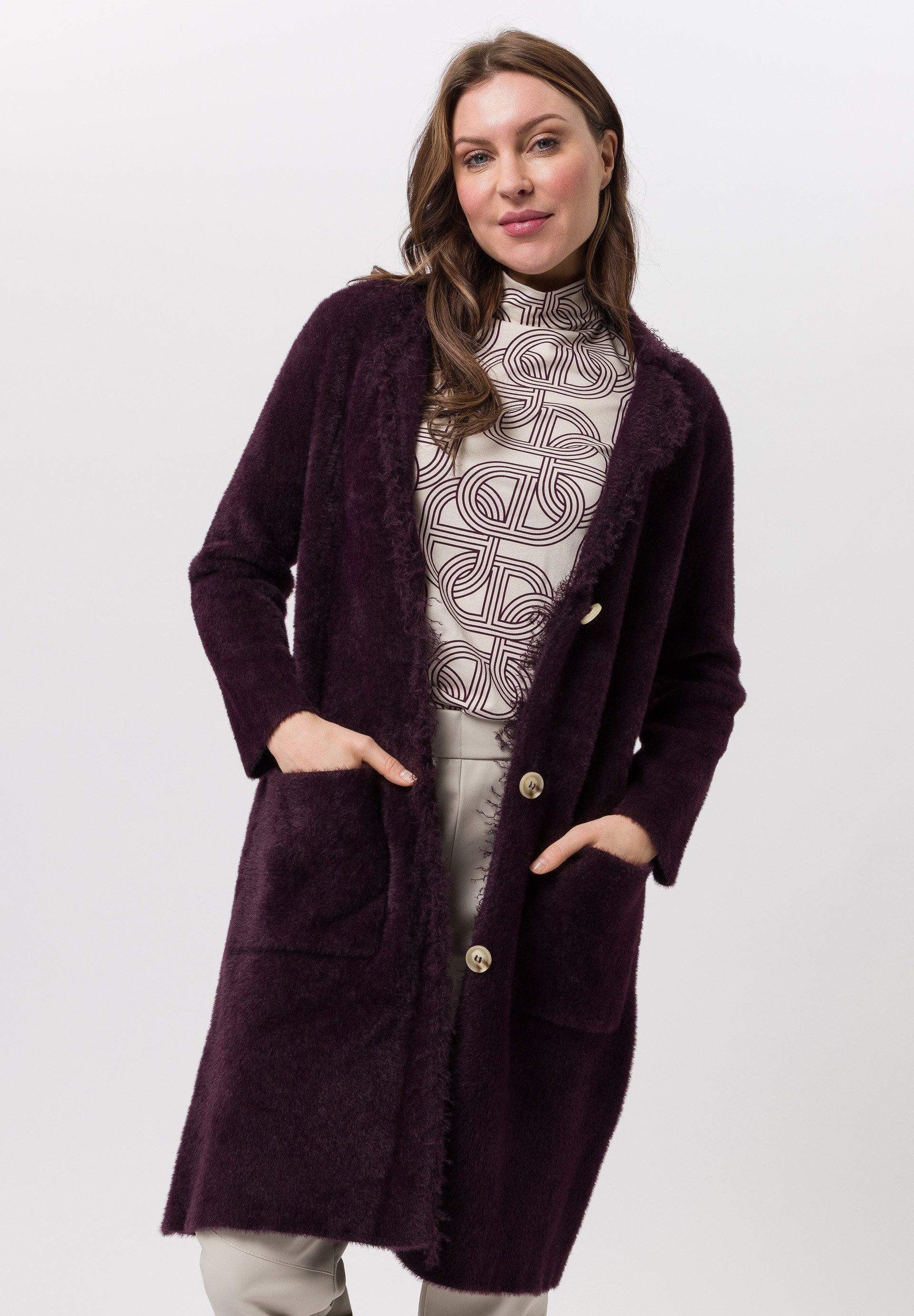 TUZZI Cardigan mit kuscheligem Finish