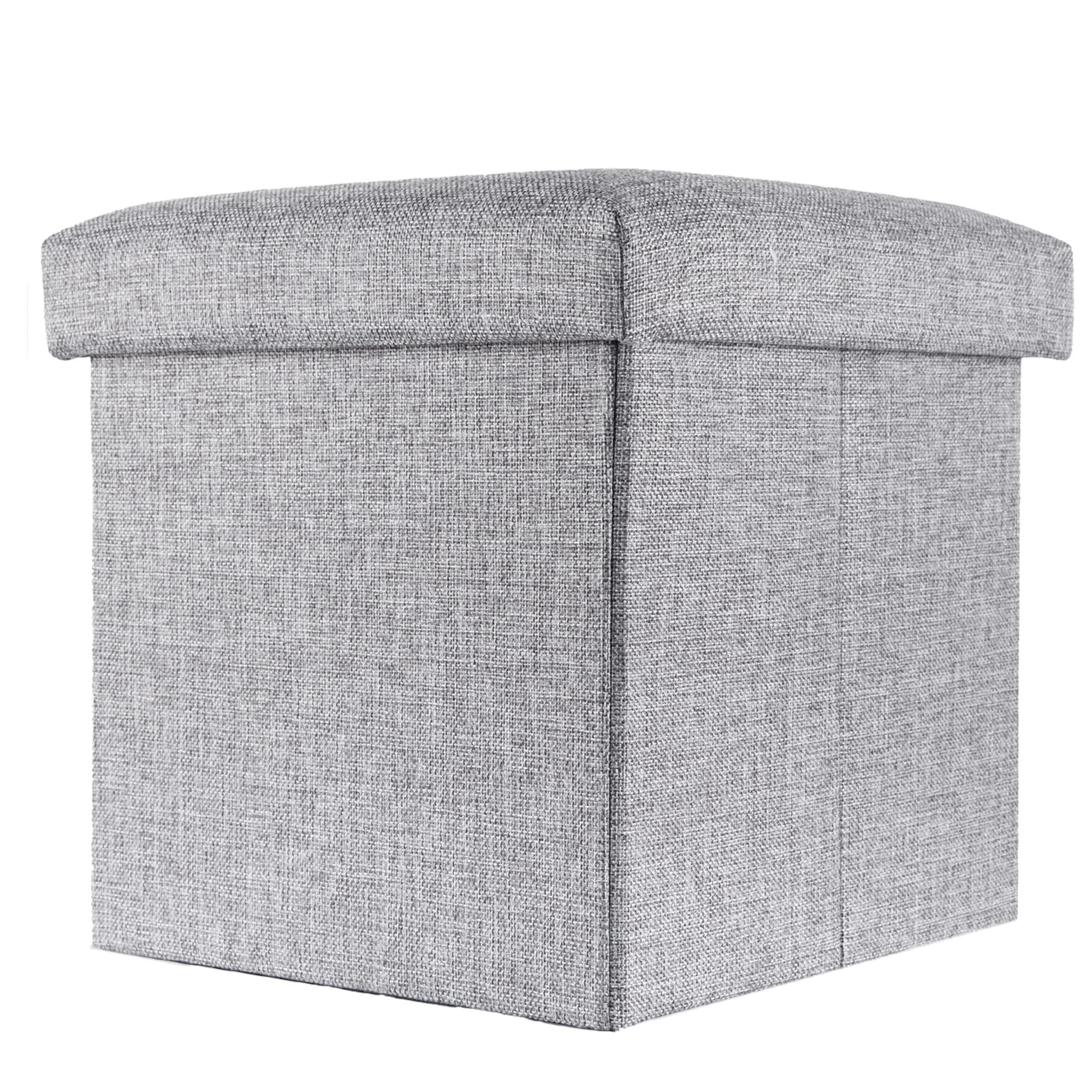 Intirilife Sitzhocker (Sitzwürfel mit Stauraum 38x38x38 günstig online kaufen