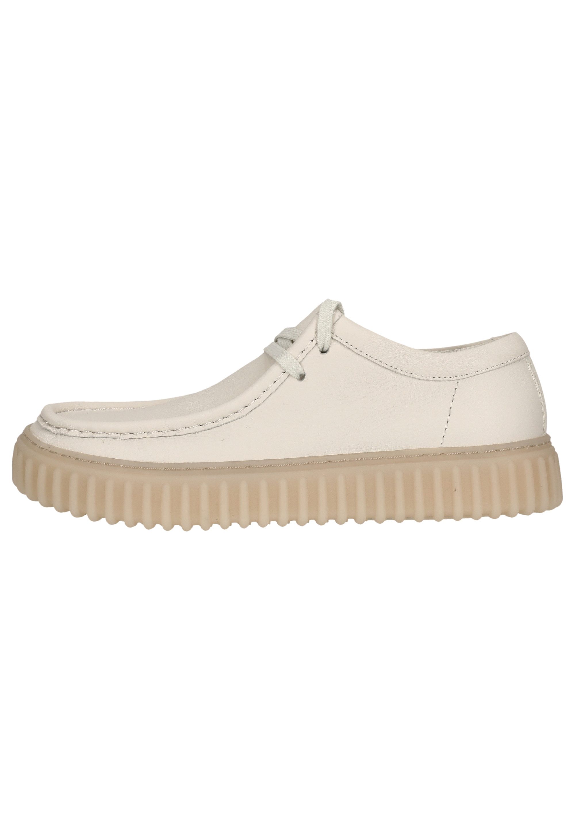 Clarks Torhill Schnürschuh mit zeitloser gerippter Sohle