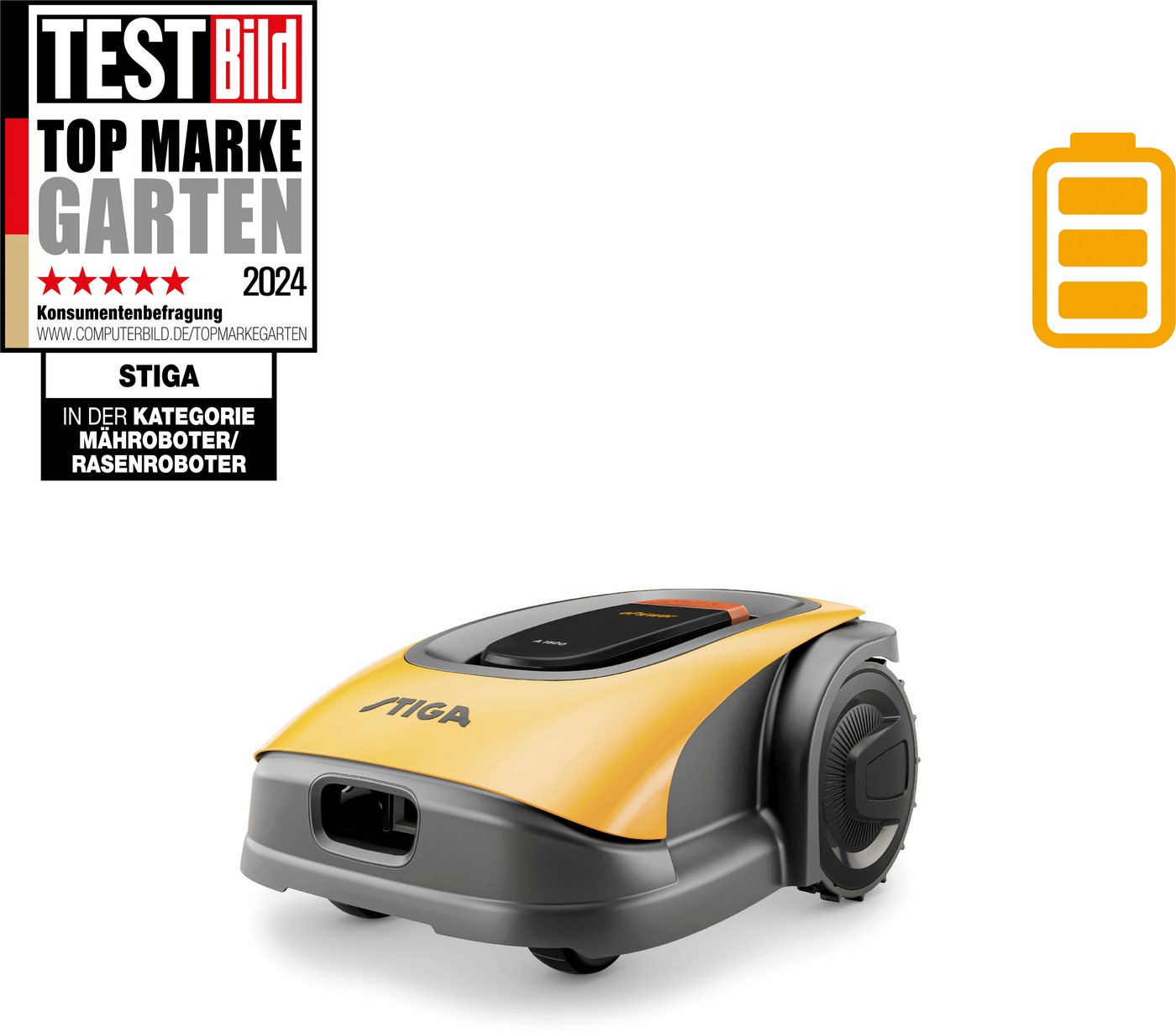Thumbnail - STIGA GARDEN Rasenmähroboter »A 1500«, bis 2500 m² Rasenfläche, kabellos, kostenlose Konnektivität