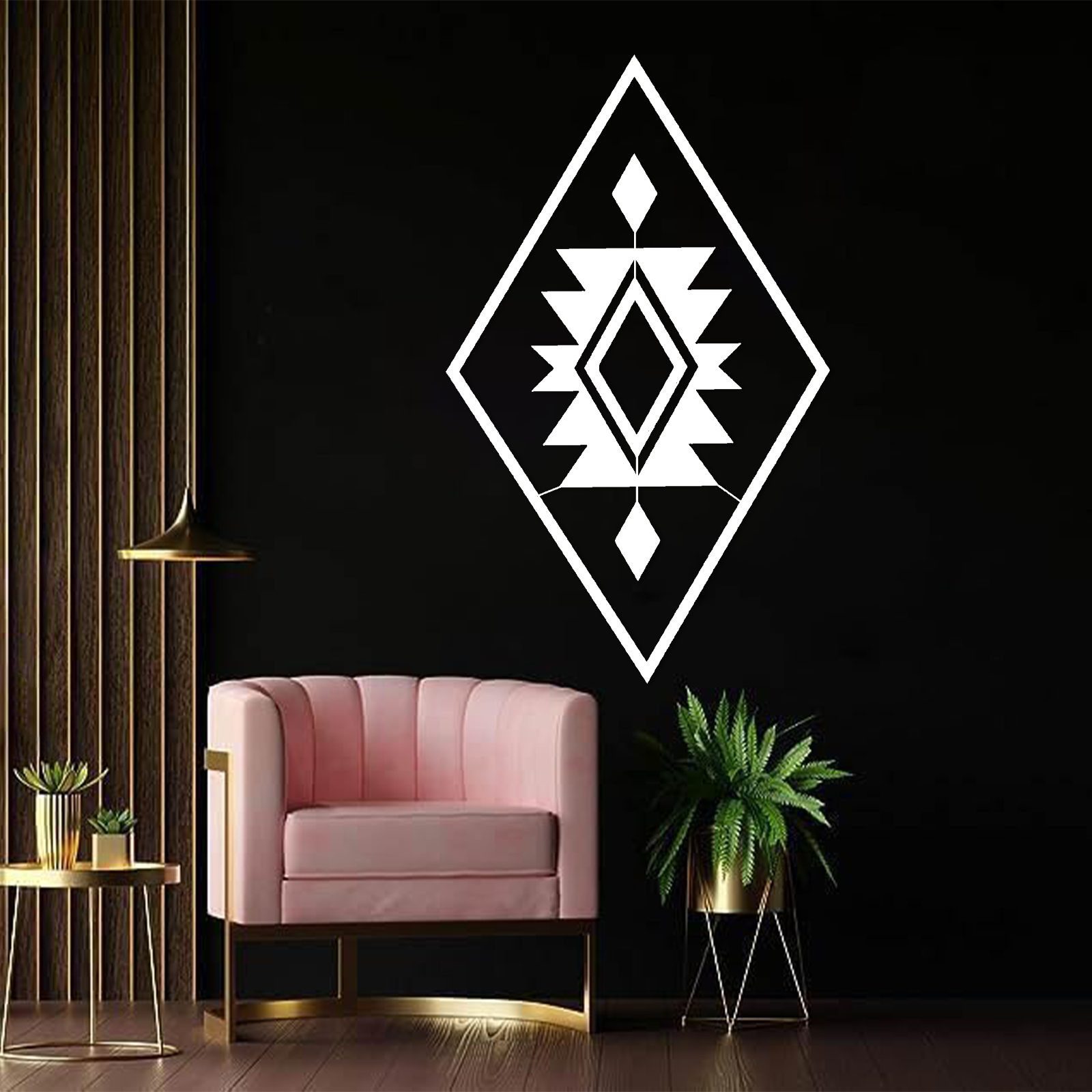 Jumpeak Wanddekoobjekt Antiker Wandschmuck aus Metall, Dreidimensional, Vintage., Hergestellt aus Metall,Schwarz,Weiß,4 Größe