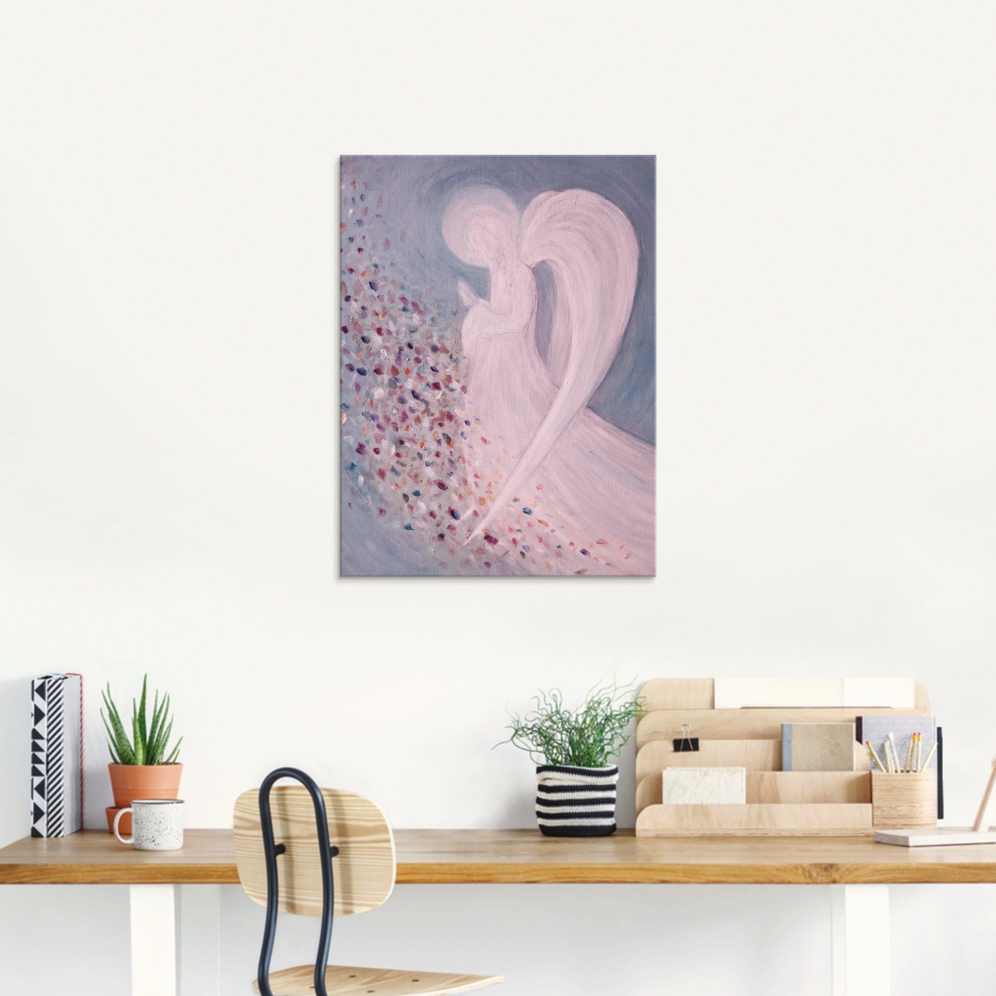 Artland Glasbild »Engelbild III«, Religion (1 Stück)-HomeTrends
