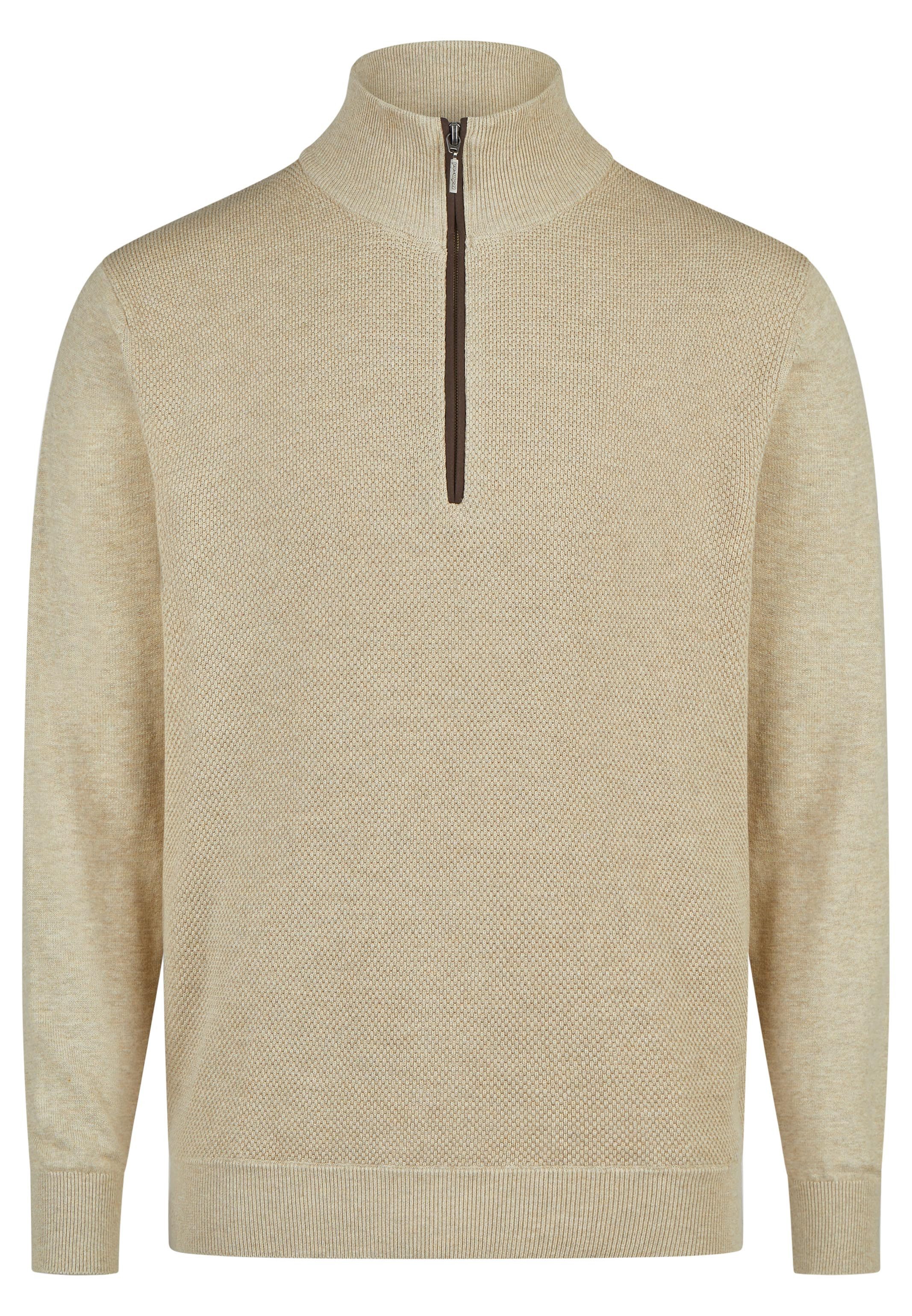 Redmond Strickpullover Basic (1-tlg) Troyer - Baumwolle - Atmungsaktiv günstig online kaufen