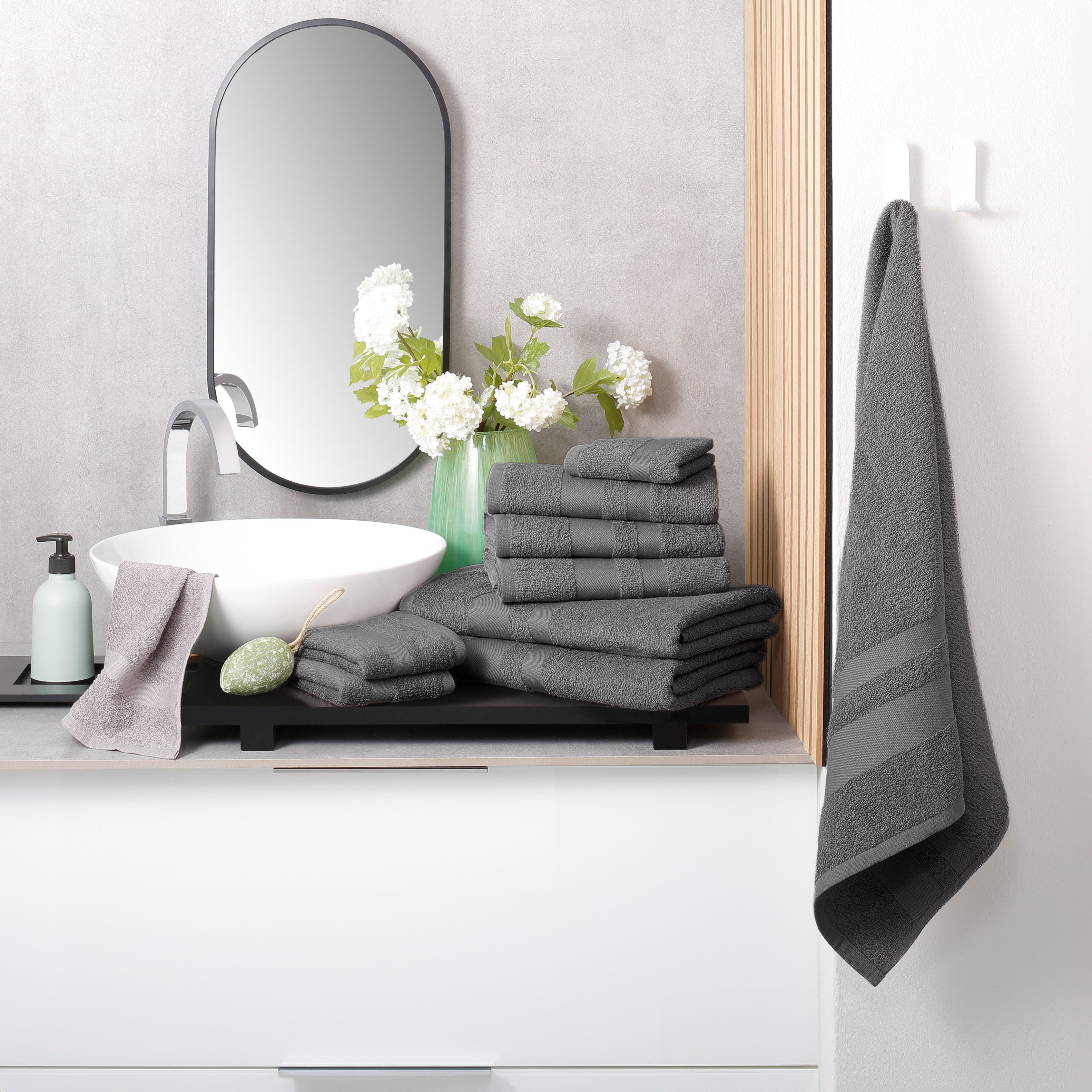 my home Handtuch Set Vanessa, 10-tlg Handtuch-Set, in Standard- und Premium günstig online kaufen