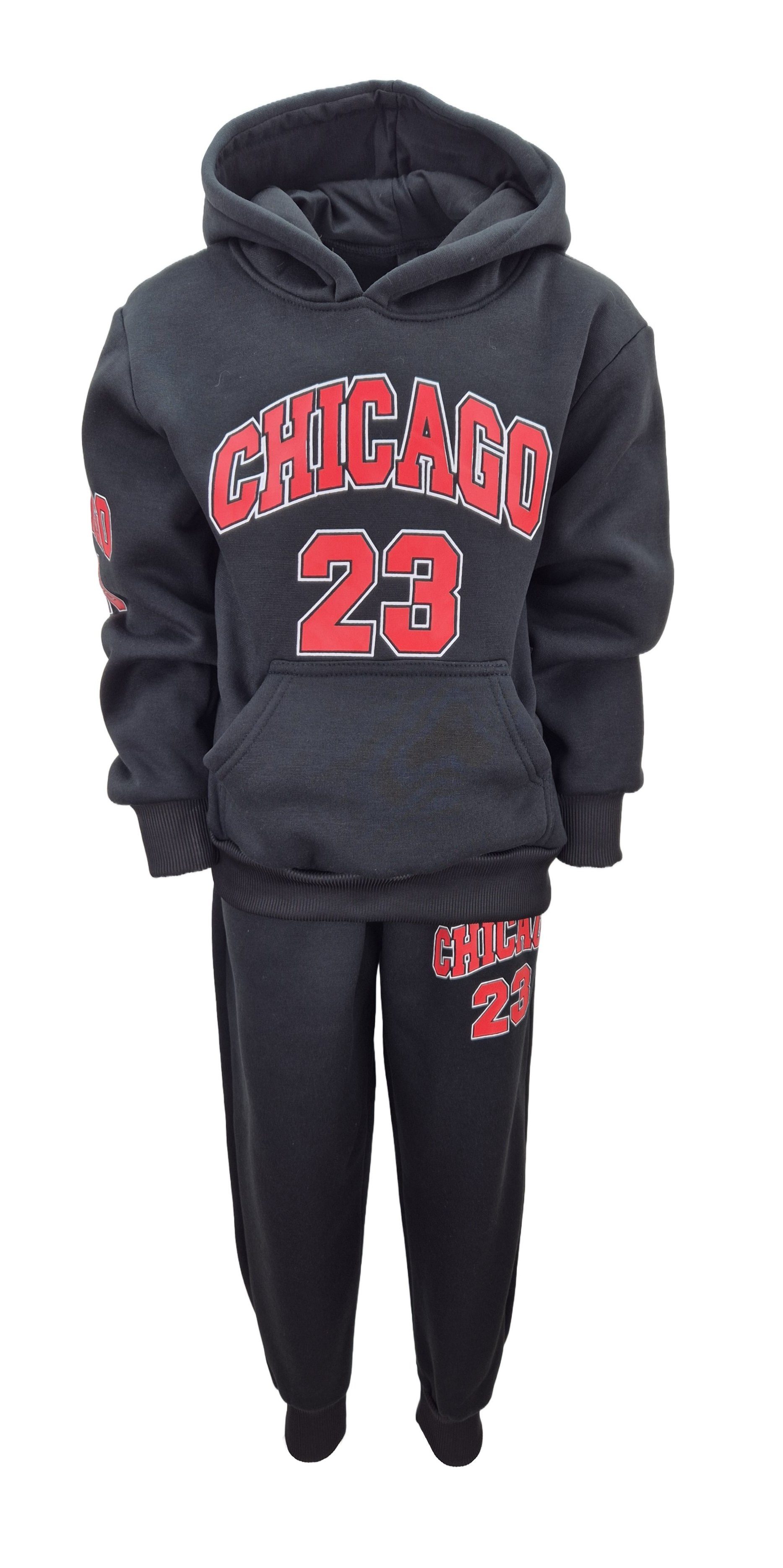 Hessis Freizeitanzug Kinder Jogginganzug – warm & bequem jf125 (Set, Hoddie mit Jogginghose)