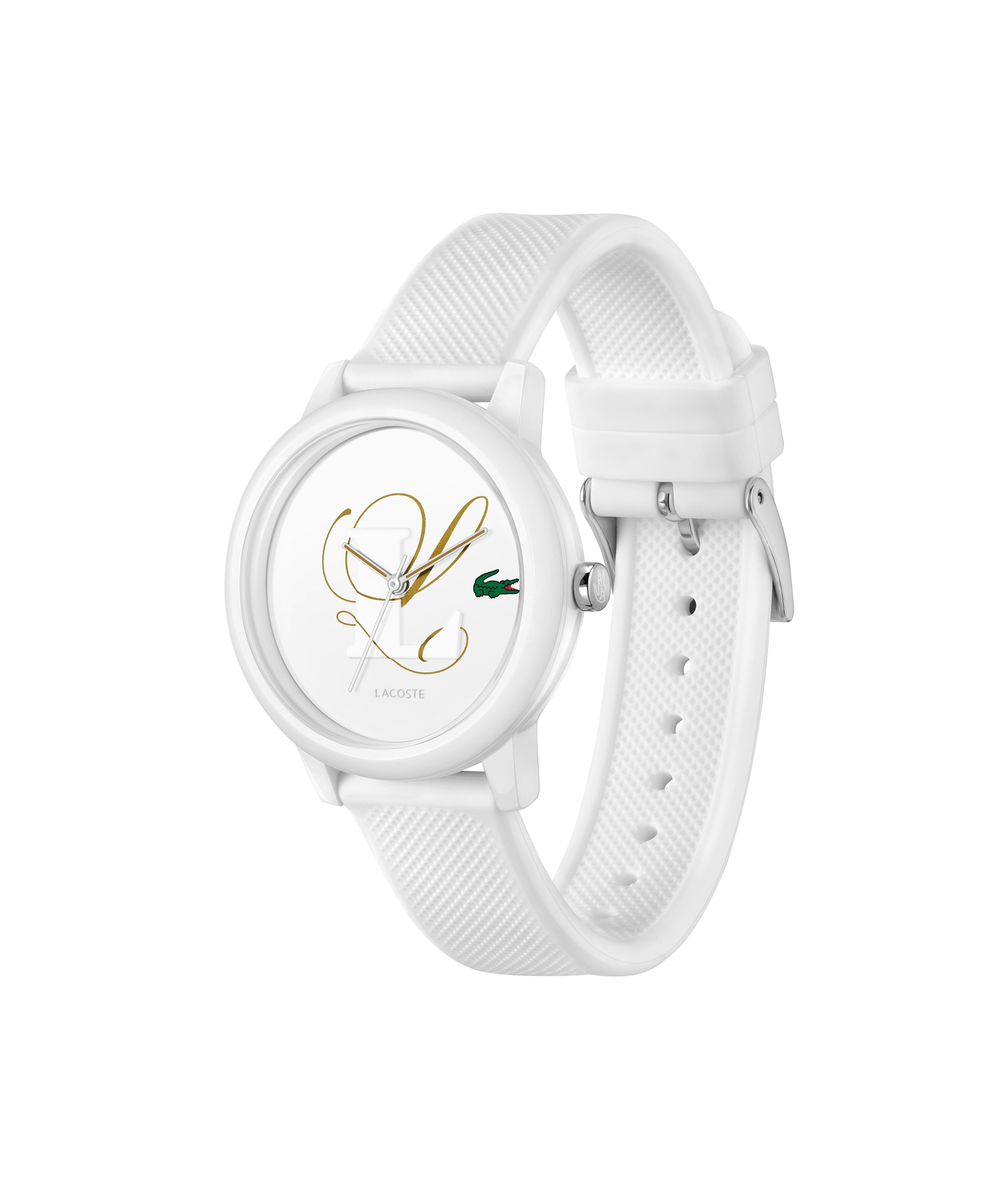 Lacoste Quarzuhr LACOSTE.12.12 2001515, Armbanduhr, Damenuhr, Herrenuhr, Silikonarmband, analog