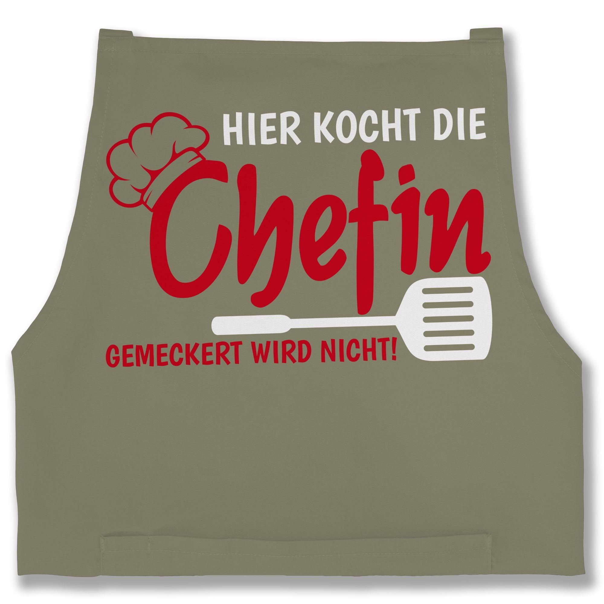 Shirtracer Kochschürze Hier kocht die Chefin günstig online kaufen