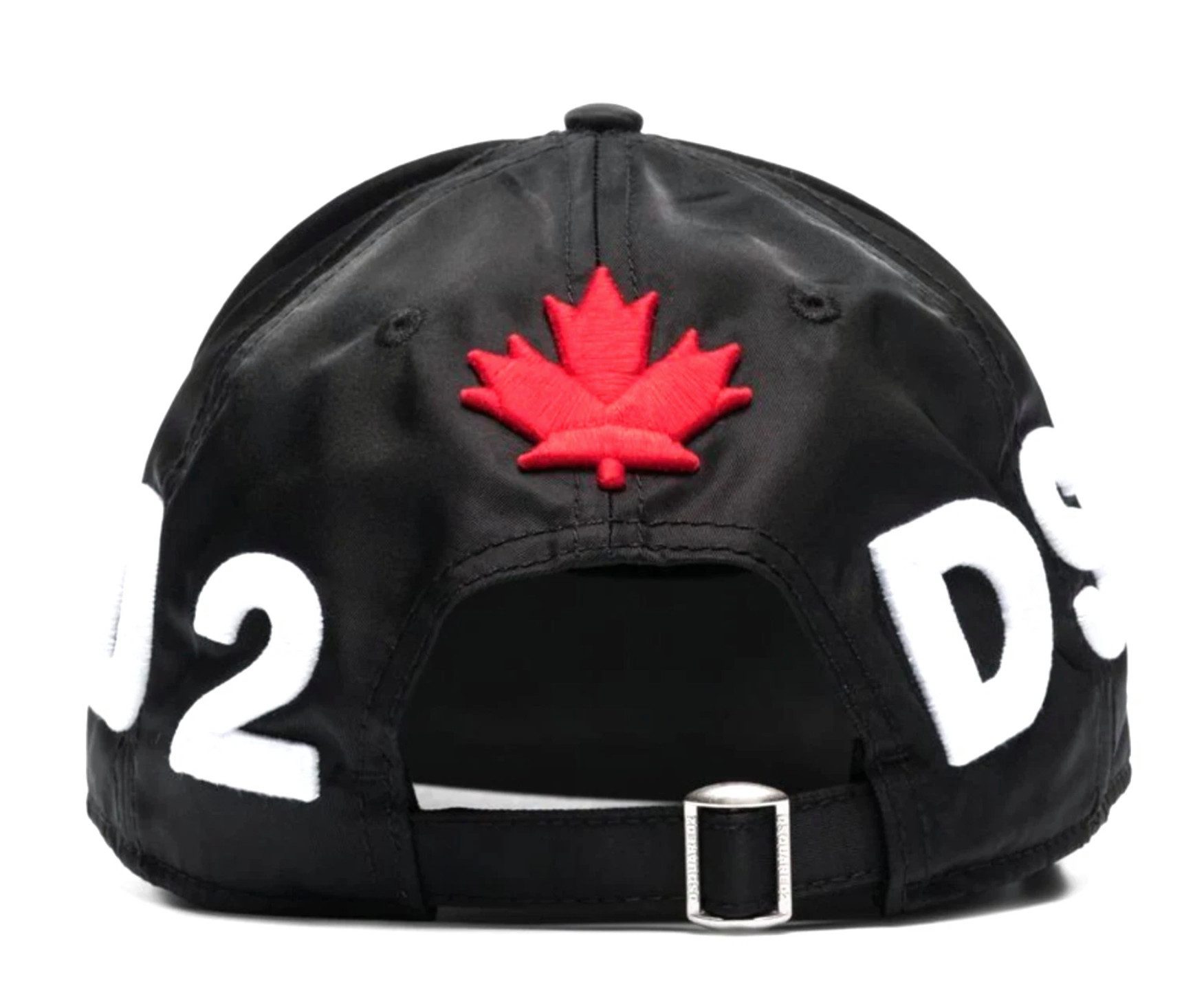 Dsquared2 Baseball Cap All-Over Logo Cap Maple Leaf Kappe Basebalkappe Schriftzug mit 3D-Stickerei,Maple-Leaf-Patch