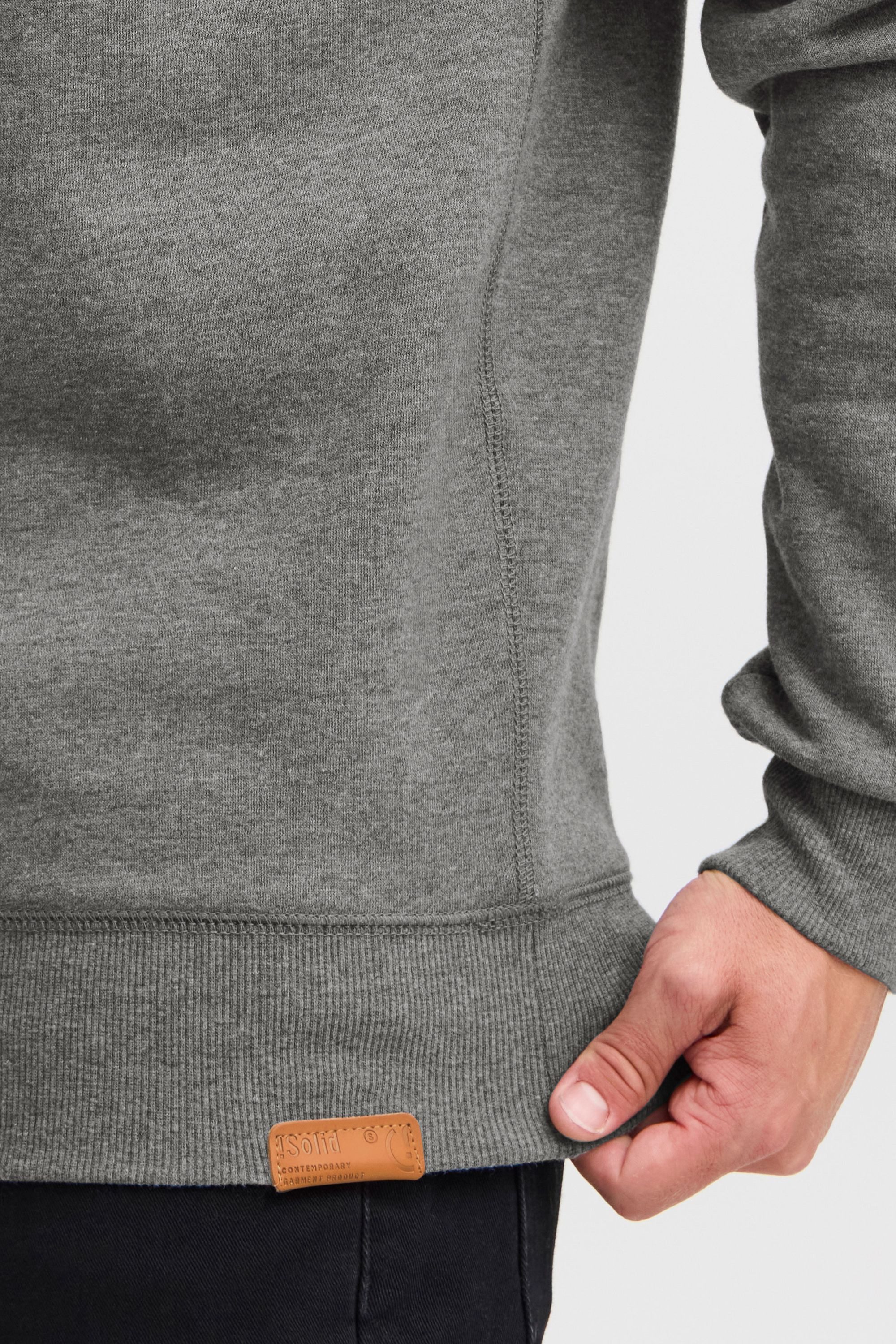 !Solid Stehkragenpullover SDTripTroyer Sweatpullover mit Knopfleiste