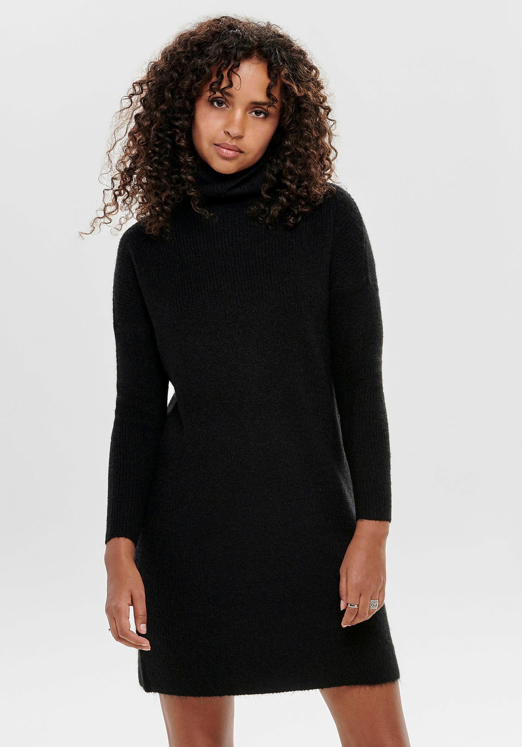 ONLY Strickkleid ONLJANA L/S COWLNCK DRESS black | Strickkleider