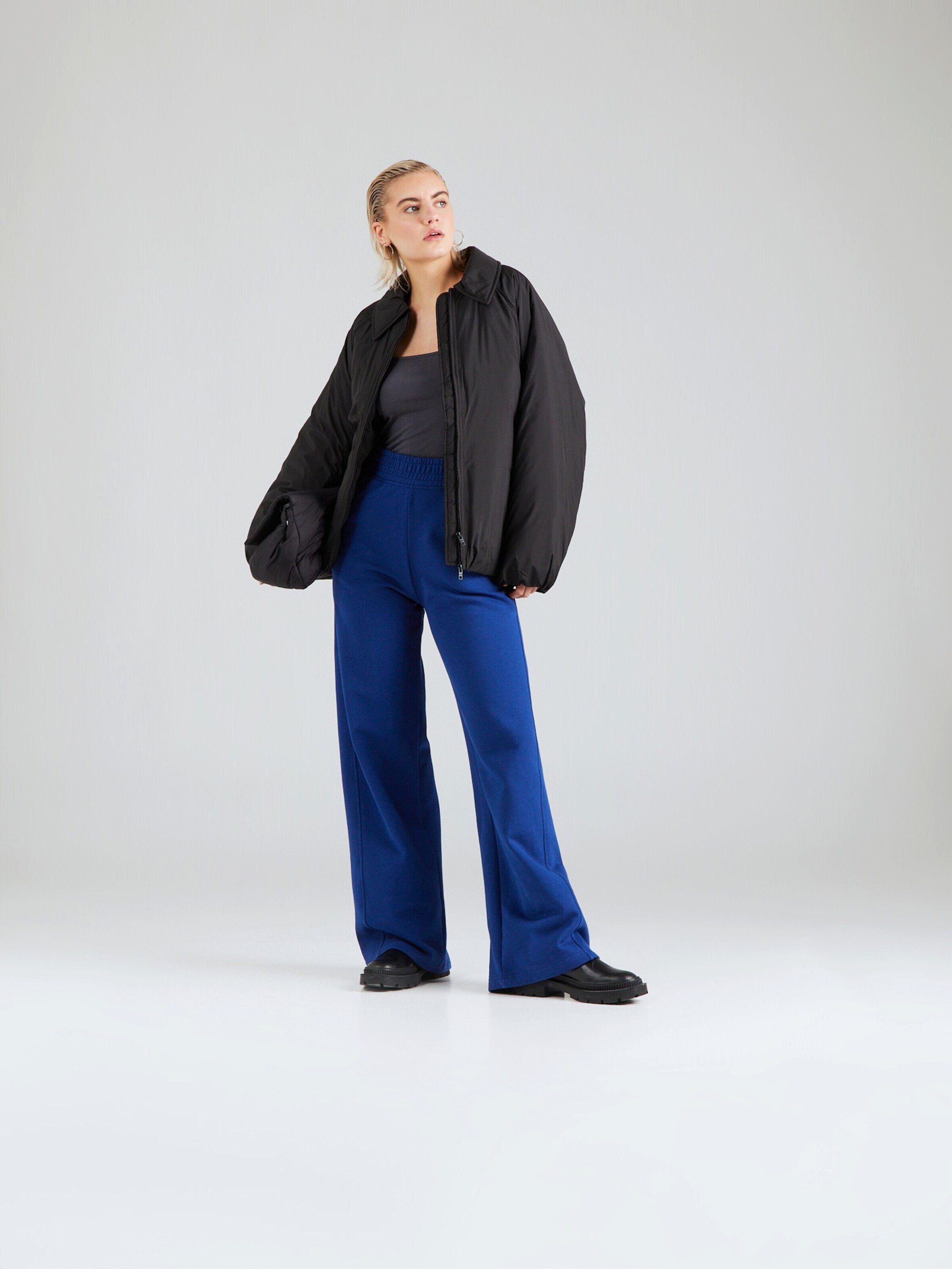 Karo Kauer Stoffhose (1-tlg) Drapiert/gerafft