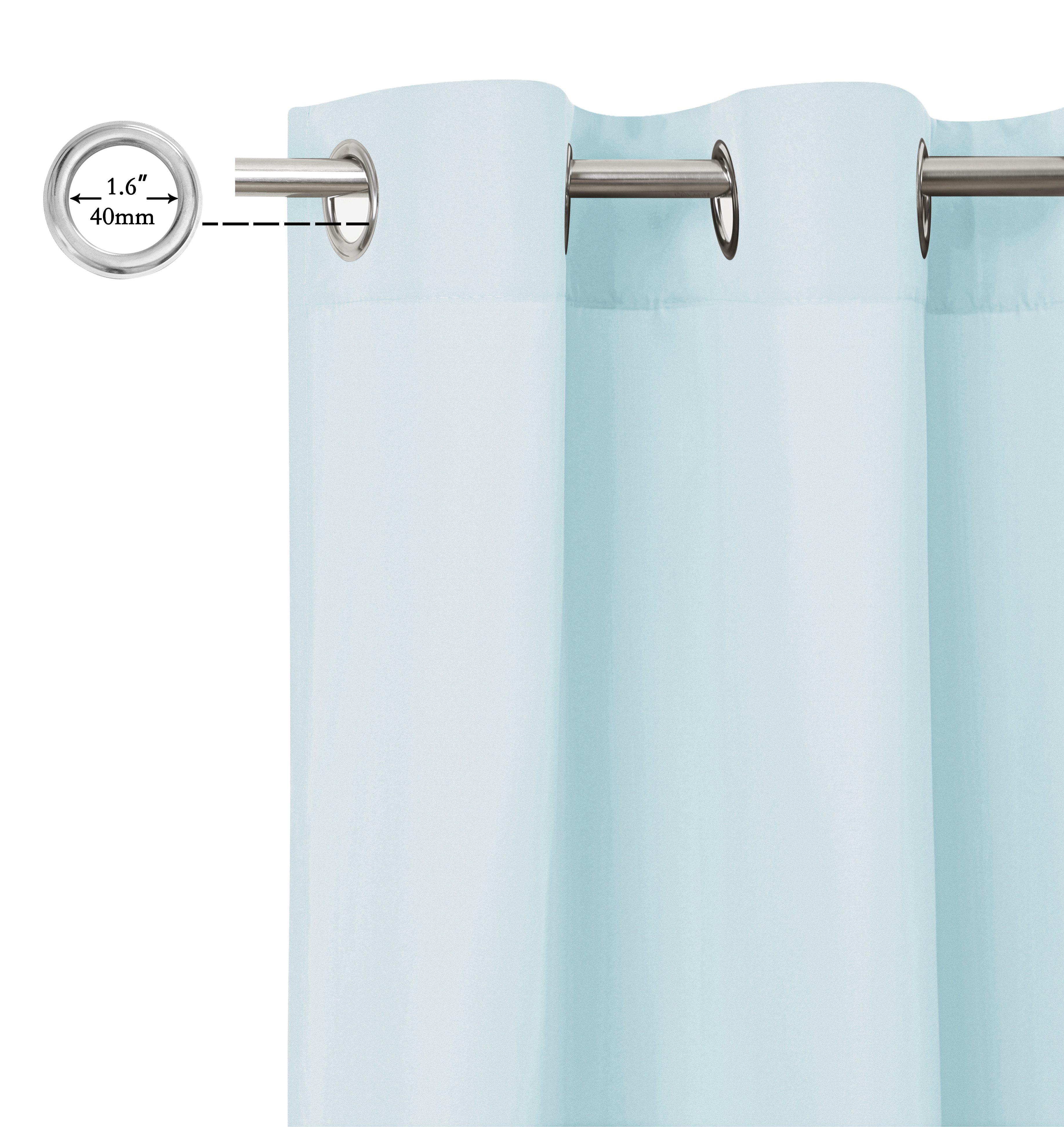 Bruno Banani Vorhang Lagan (2 St), blickdicht, Polyester, 2-er Set, gewebt, Microfaser, versch. Größen, einfarbig, Bestseller