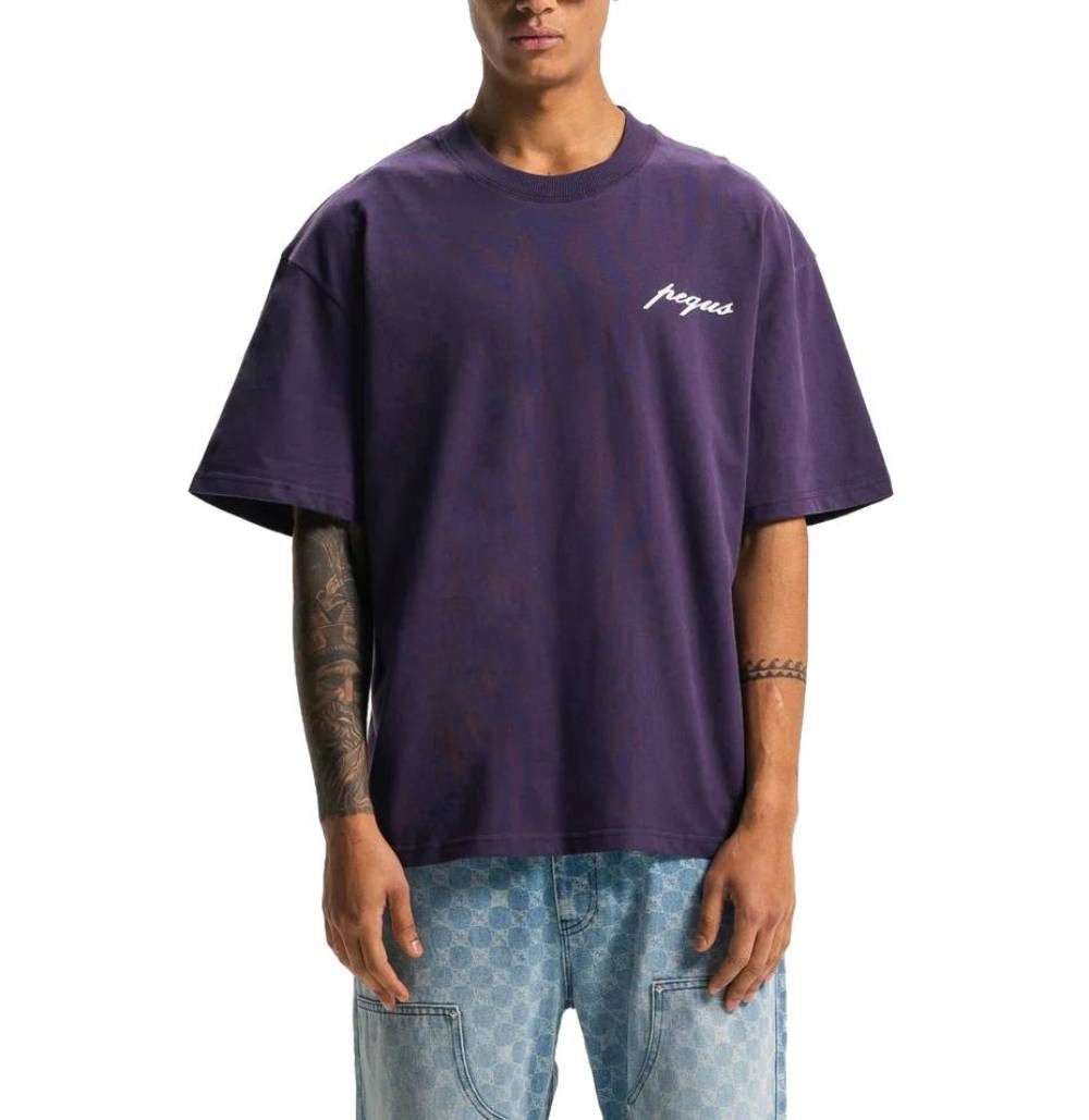 T-Shirt PEQUS PEQUS Chest Logo T-Shirt purple