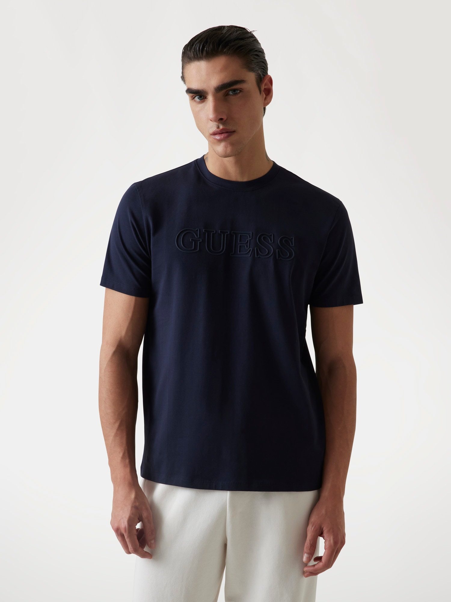 Guess T-Shirt ALPHY Regular Fit, Logo-Druck