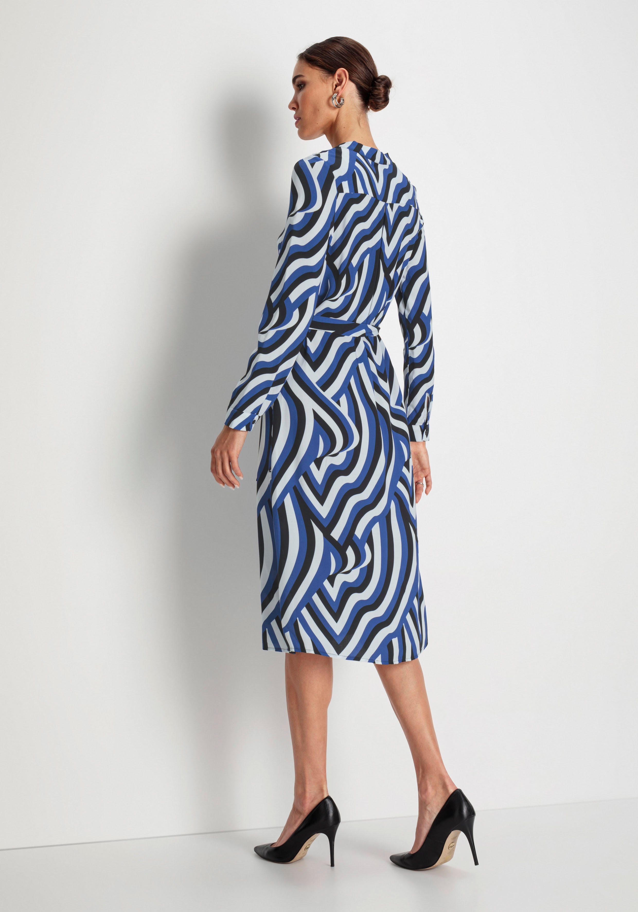 HECHTER PARIS Midikleid mit Bindegürtel günstig online kaufen