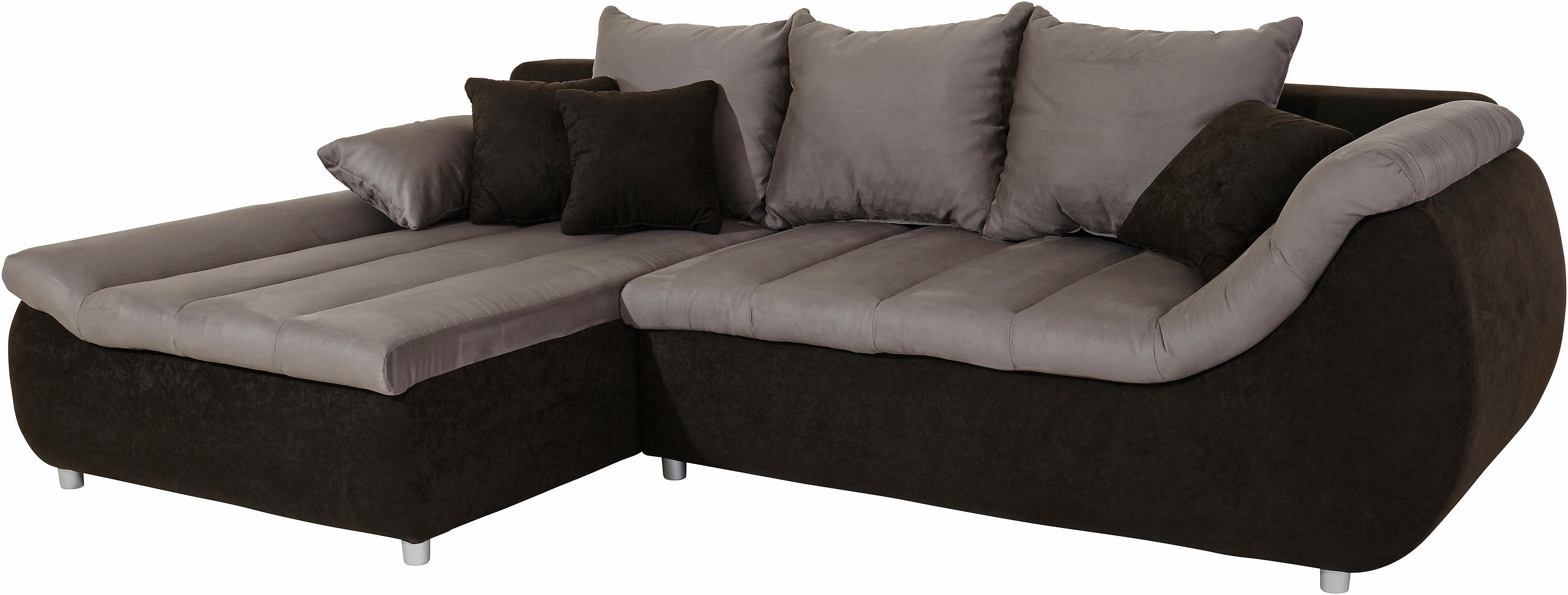 INOSIGN Ecksofa "Imola modern und elegant, bequem, aktuelle Steppung im Sit günstig online kaufen