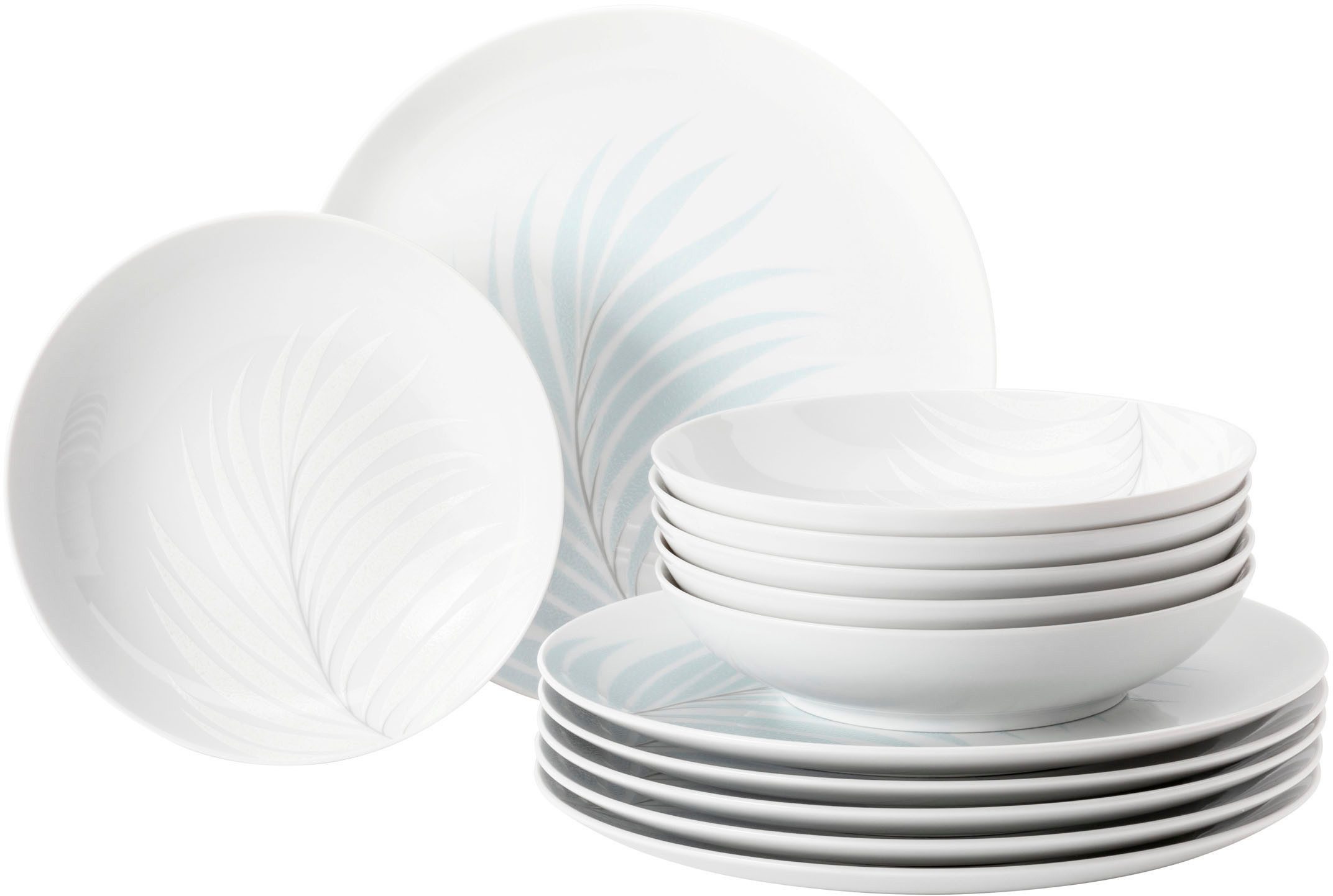 Tafelservice Geschirr-Set, 12 Teile, Liberty Mediterranean