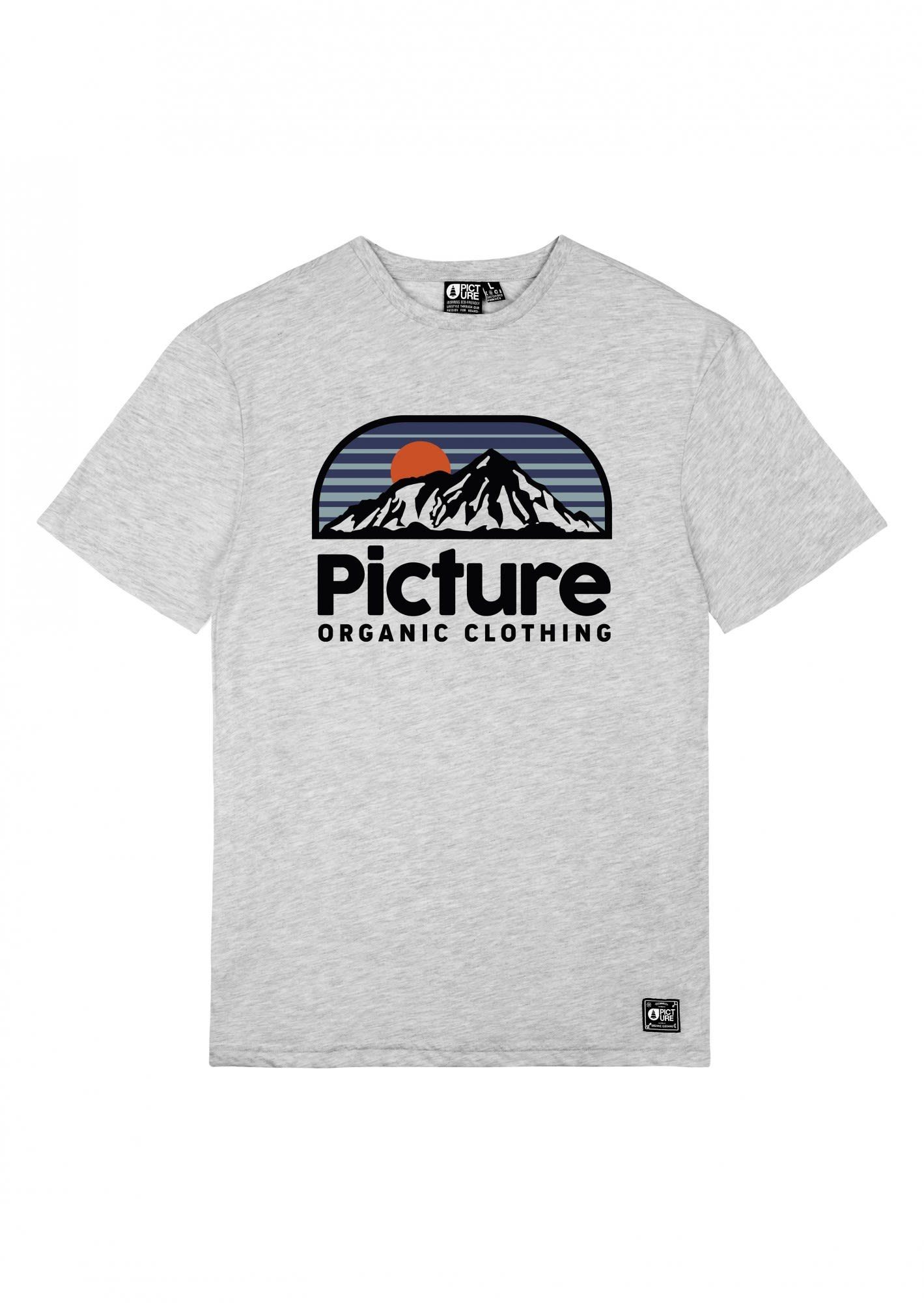 Picture T-Shirt Picture M Authentic Tee Herren Kurzarm-Shirt Grey Melange