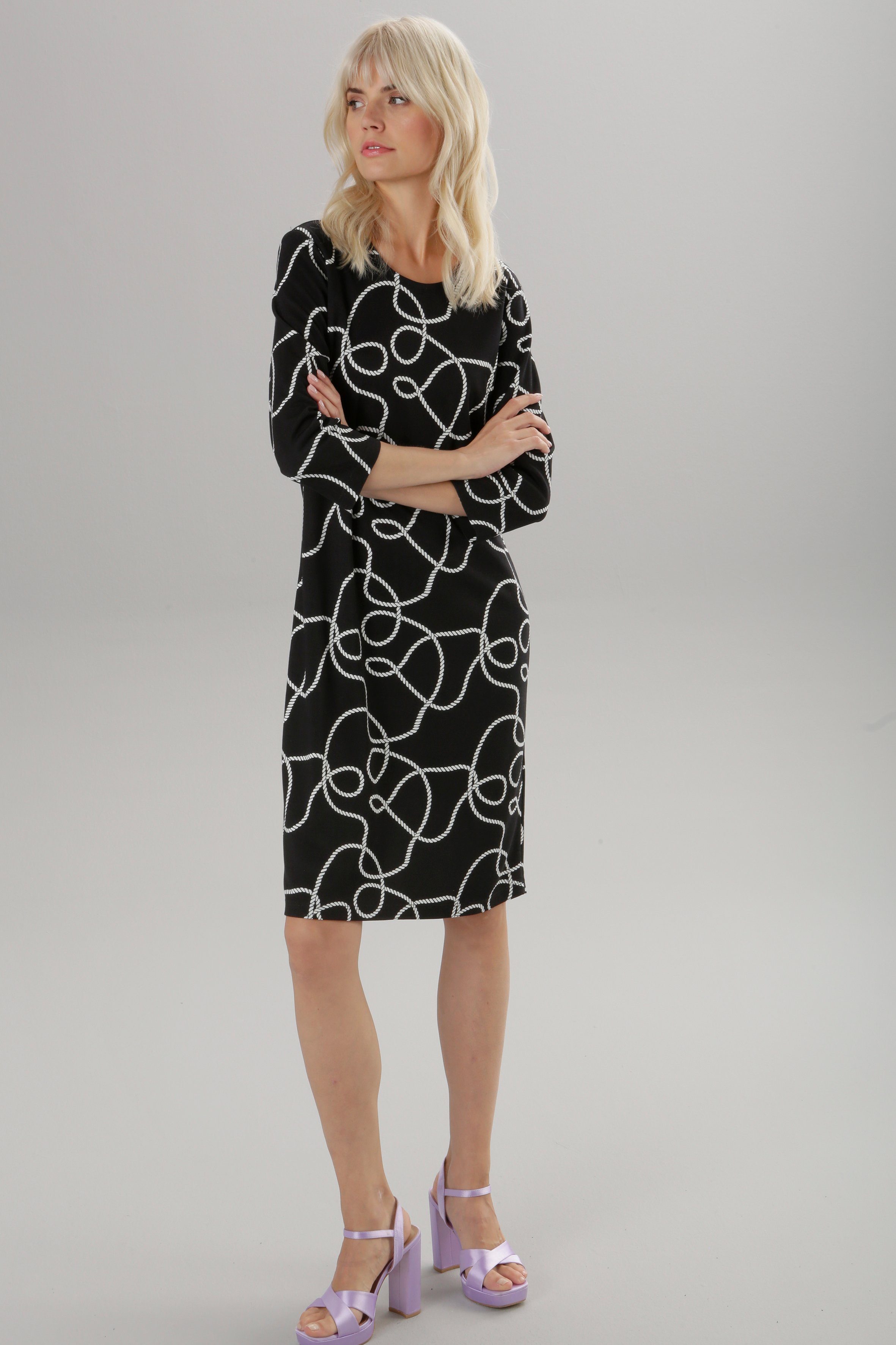 SELECTED leicht Jerseykleid tailliert Aniston