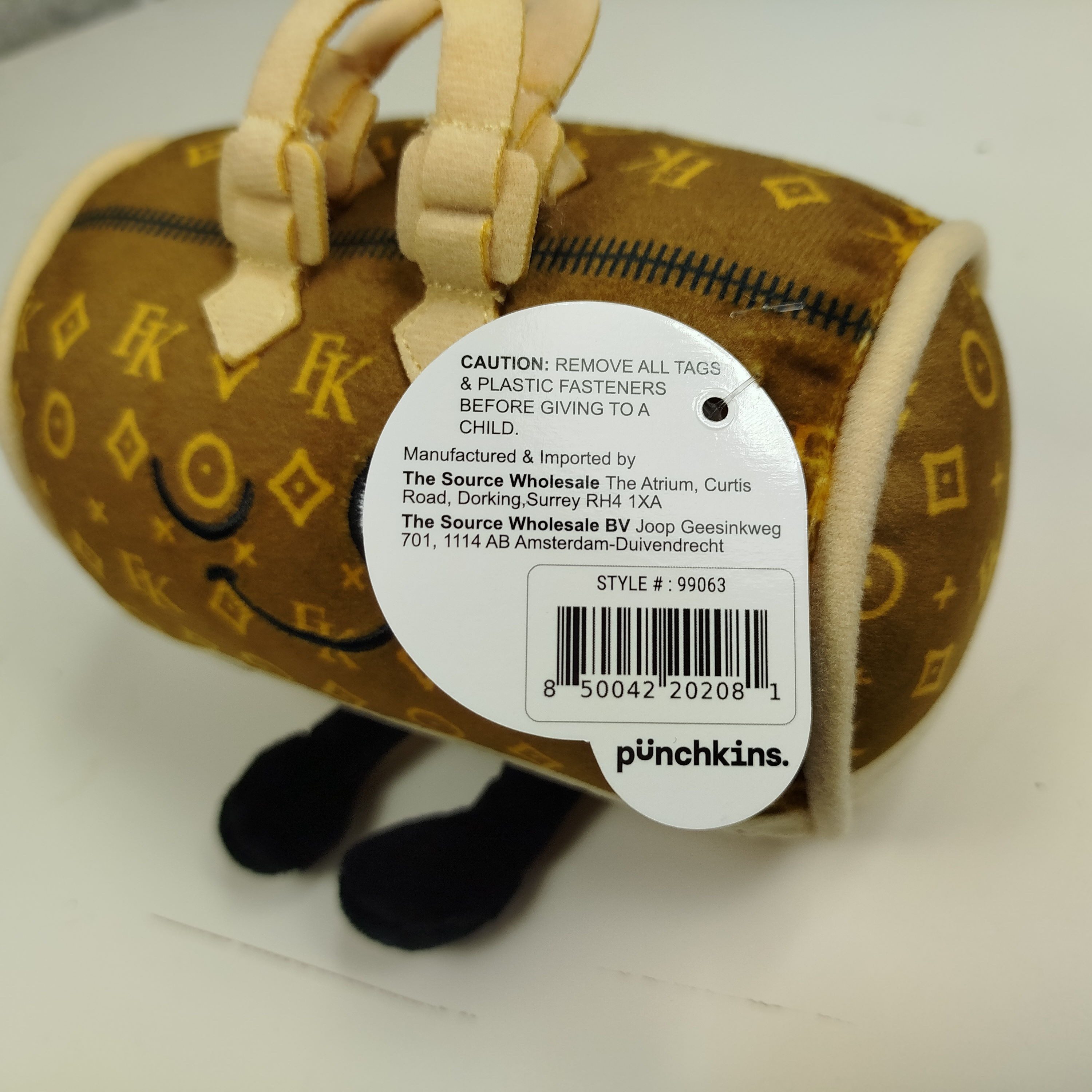 The Source Kuscheltier Punchkins Designer Handtasche Kuscheltier mit dem Spruch Fake it till