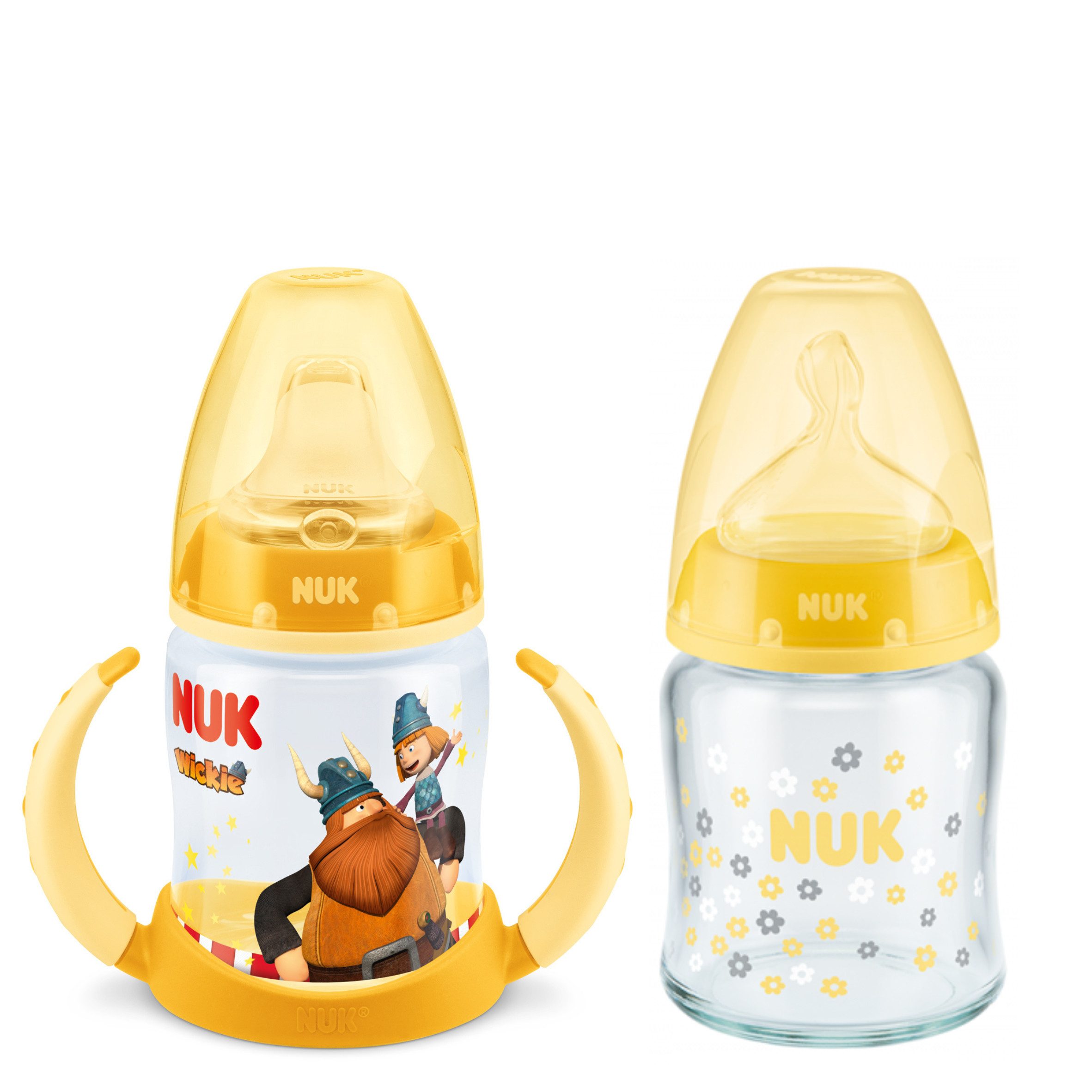 Babyflasche NUK First Choice Babyflasche Glas 120ml & Trinklernbecher 150ml