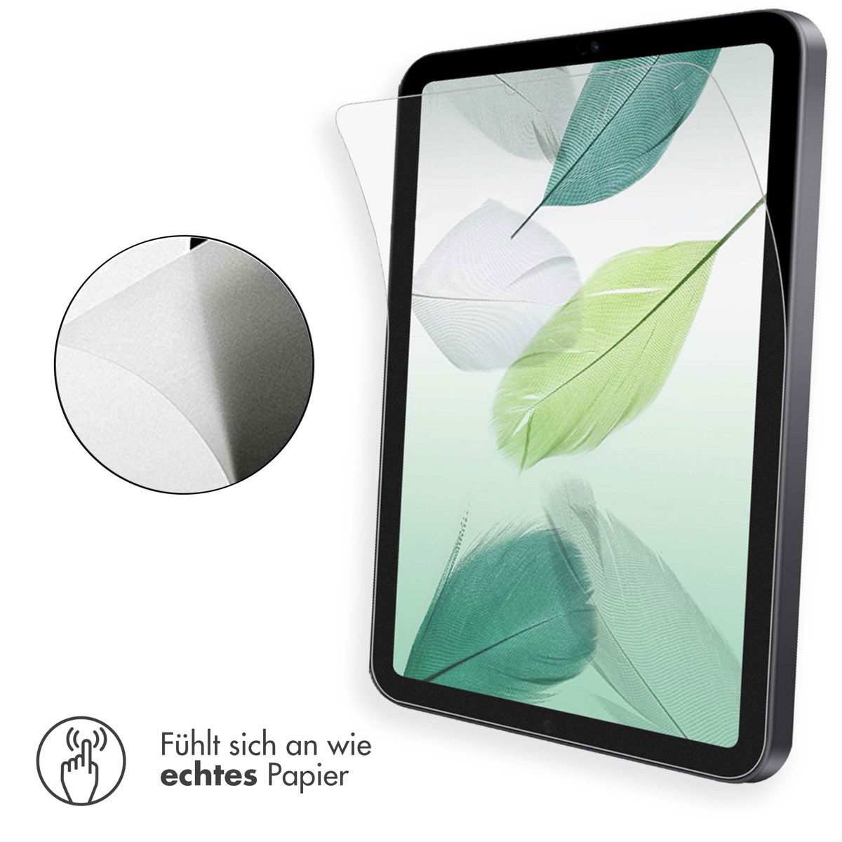 Accezz Displayschutzfolie Accezz Paper Feel Screen Protector Apple iPad 11 (2025) 11 Zoll A16, 1 Stück