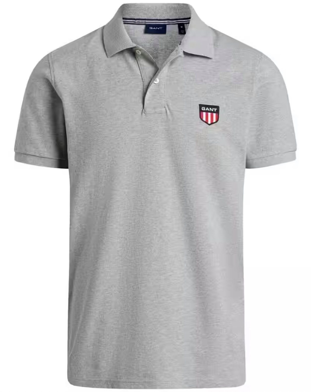 Gant Poloshirt Herren Retro Shield Pique Logo Regular Comfort Fit Retro Shield Logo Stickerei aus den 90ern