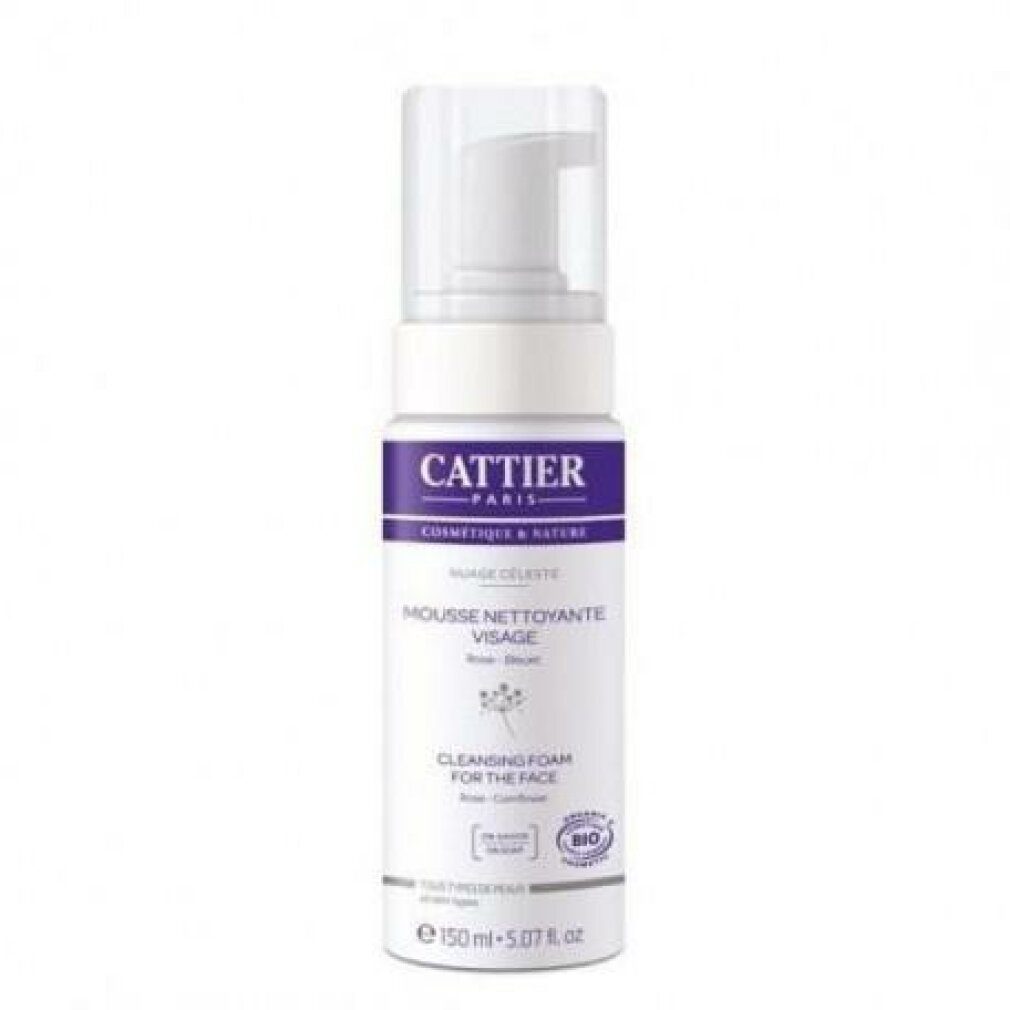 Cattier Paris Make-up-Entferner Cattier Wolke Céleste Reinigungsschaum Gesicht 150ml