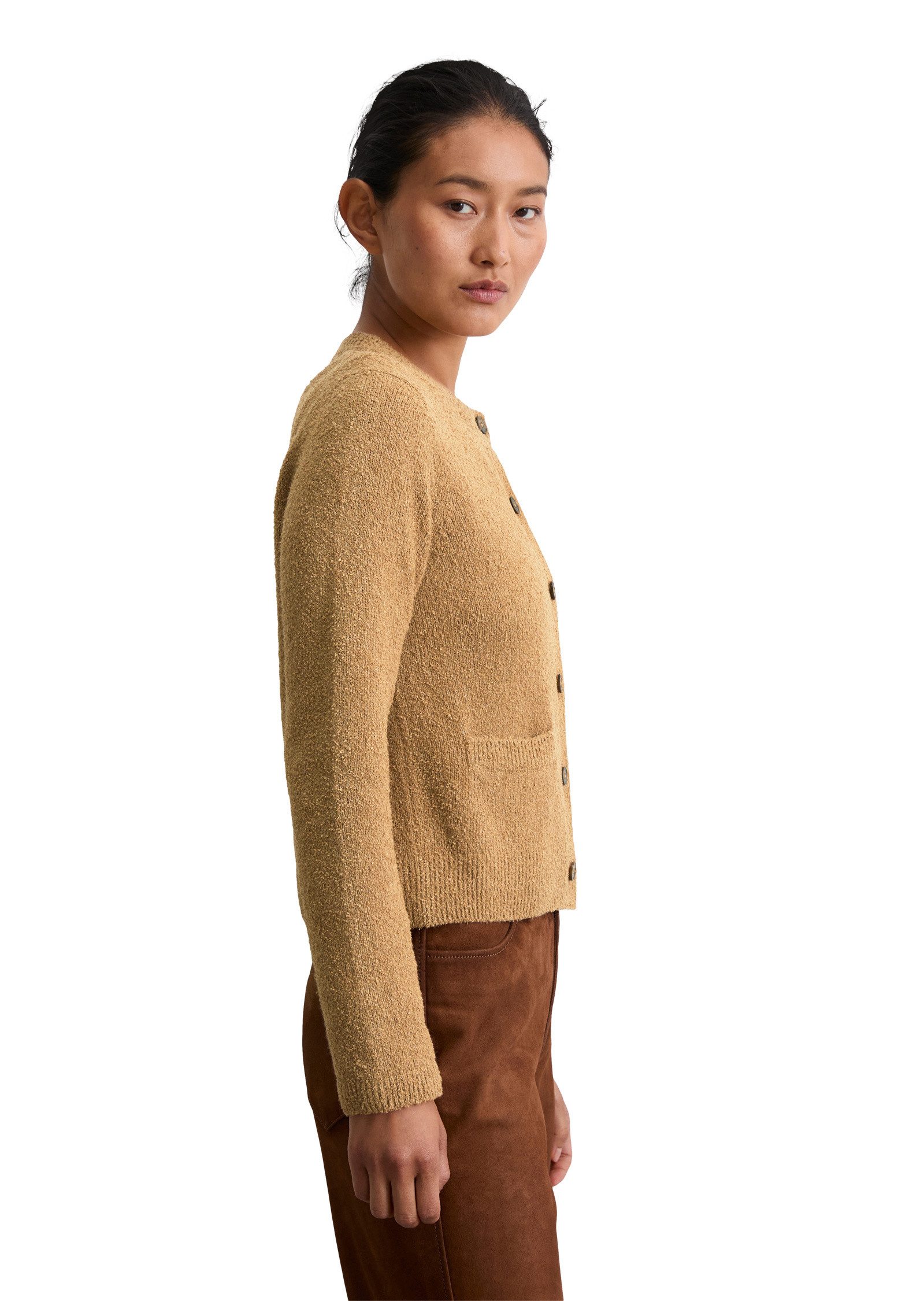Marc O'Polo Cardigan aus Bouclé-Garn günstig online kaufen