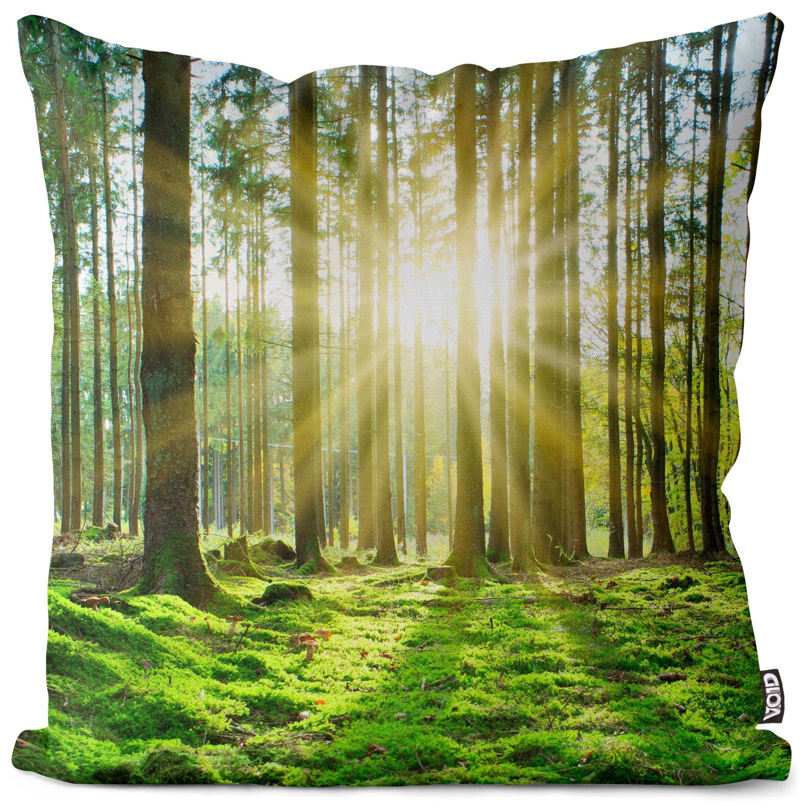 VOID Kissenbezug, (1 Stück), Sonne Wald Forst Bäume wald landschaft sonne lichtung natur landschaf