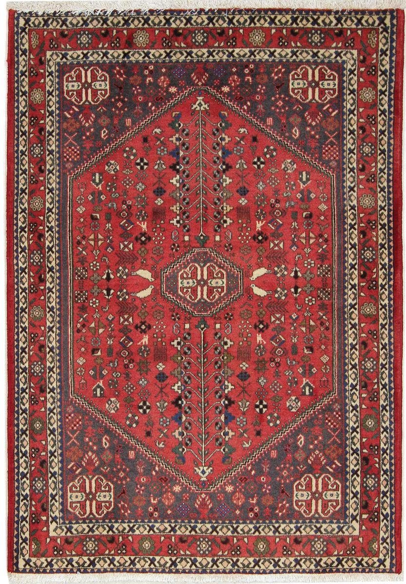 Orientteppich Abadeh 101x148 Handgeknüpfter Orientteppich / Perserteppich, Nain Trading, rechteckig, Höhe: 8 mm | Kurzflor-Teppiche