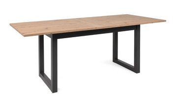 Finori Esstisch Esstisch Denver, Ausziehtisch, Artisan Oak / anthrazit, Industrial (No-Set)