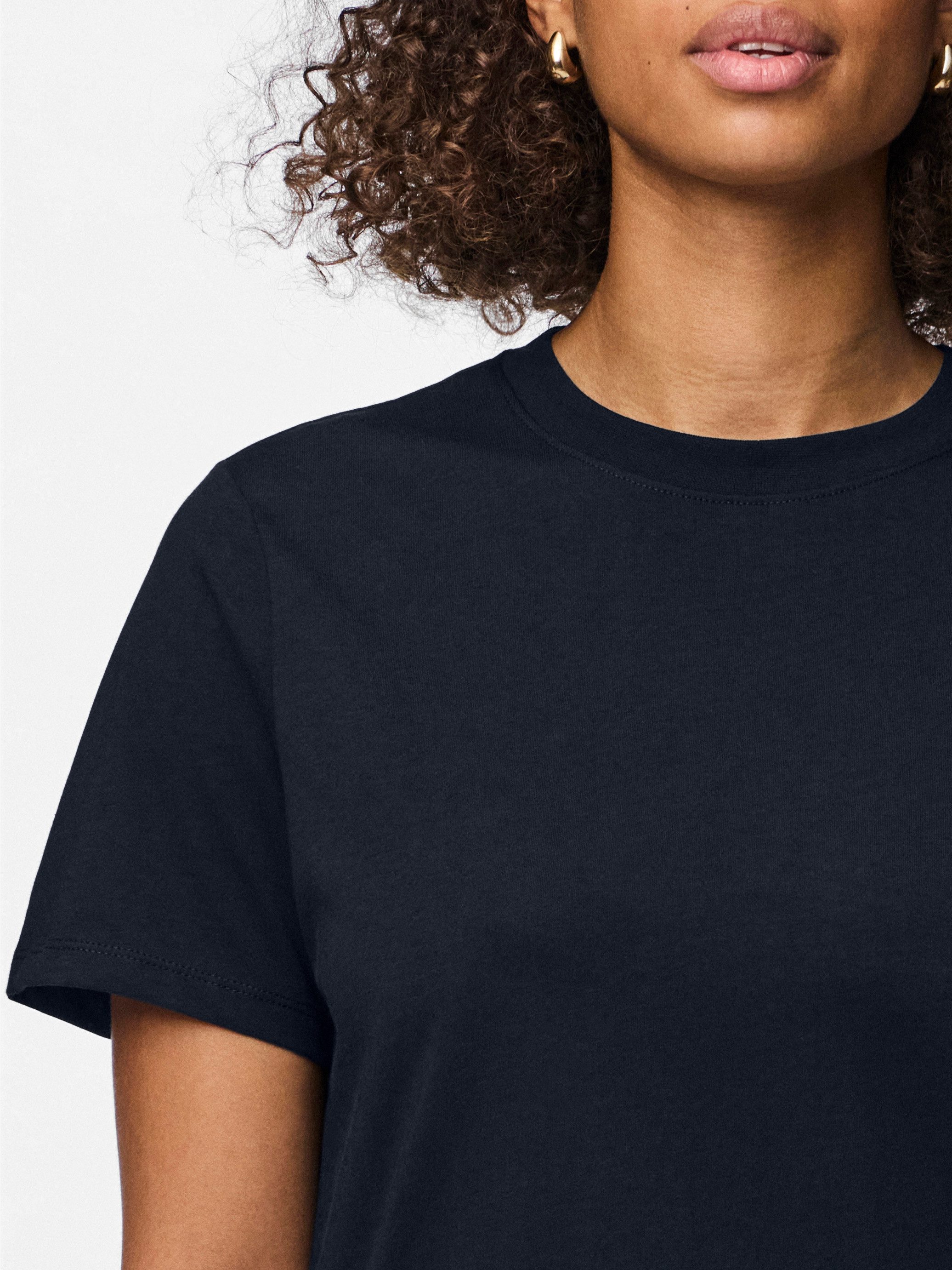 pieces Rundhalsshirt PCRIA SS SOLID TEE NOOS BC