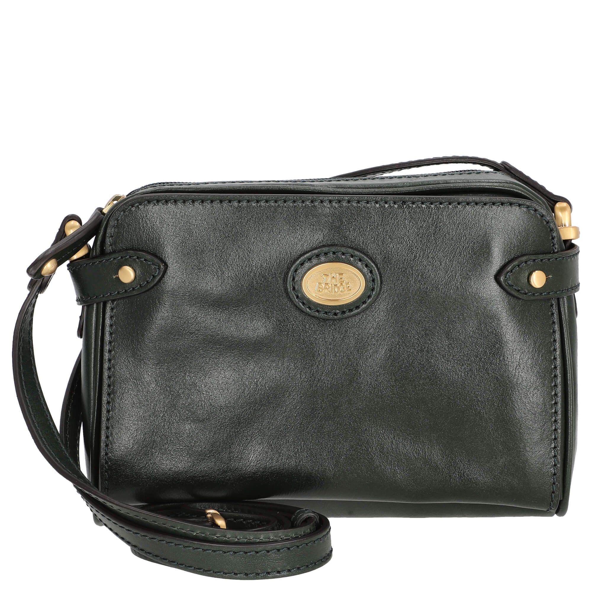 THE BRIDGE Umhängetasche Story Donna - Schultertasche Leder 22 cm (1-tlg)