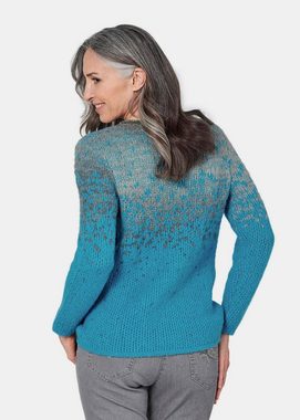 GOLDNER Strickpullover Jacquard Strickpullover