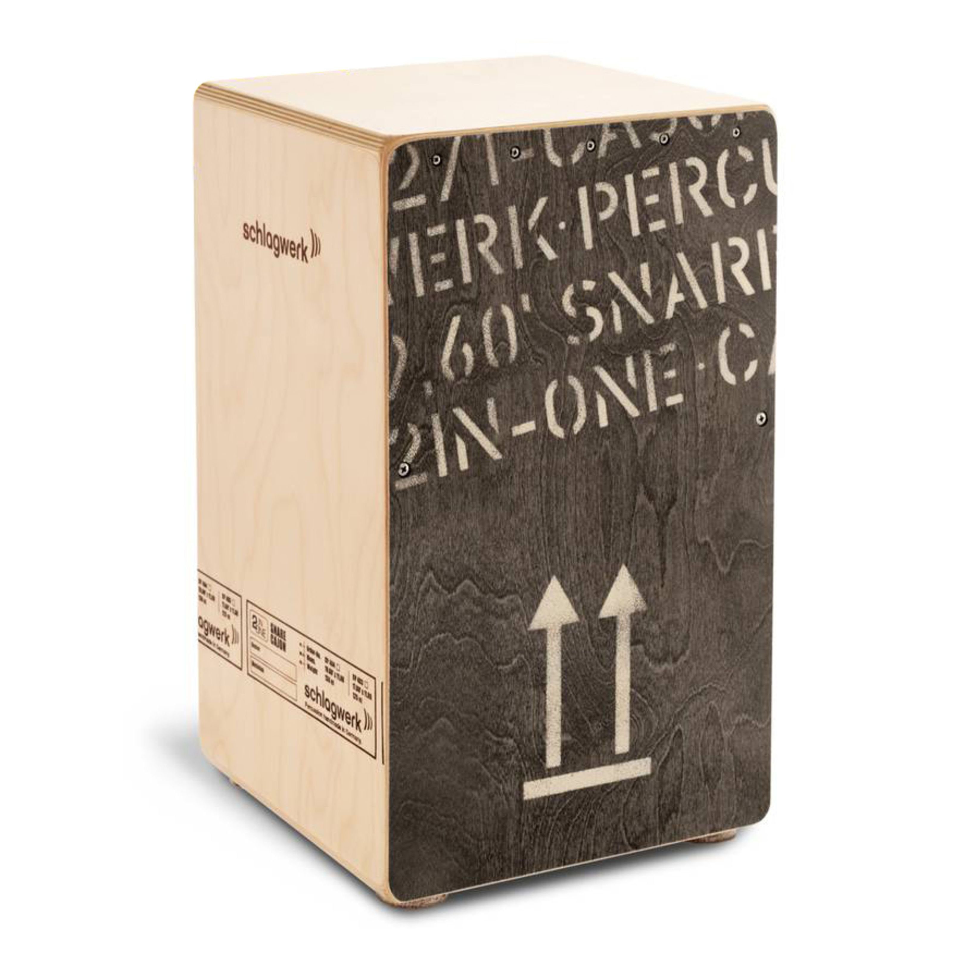 Schlagwerk Cajon,"2InOne" Cajon CP404BLK Black Edition, Percussion, Cajons, "2InOne" Cajon CP404BLK, Black Edition - Cajon