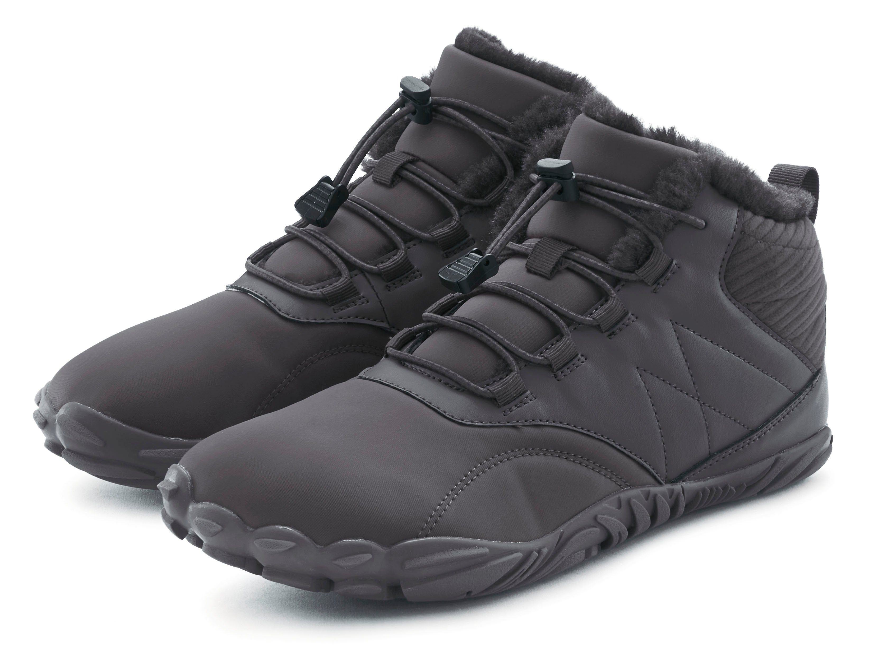 Vivance Freizeitschuh, Halbschuh Sneaker zum Reinschlüpfen mit elastischen Schnürbändern VEGAN