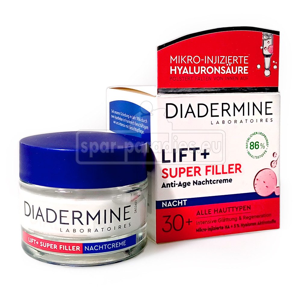 Diadermine Nachtcreme Diadermine Lift+ Super Filler Anti-Age Nachtcreme, 50 ml