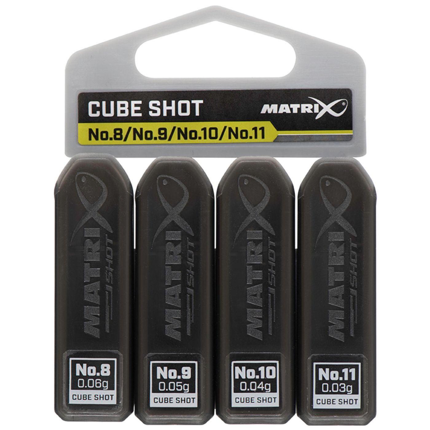 Bleischrot Fox Matrix Cube Shot Dispenser X5 Gr. 8, 9, 10 & 11 - Klemmbleie