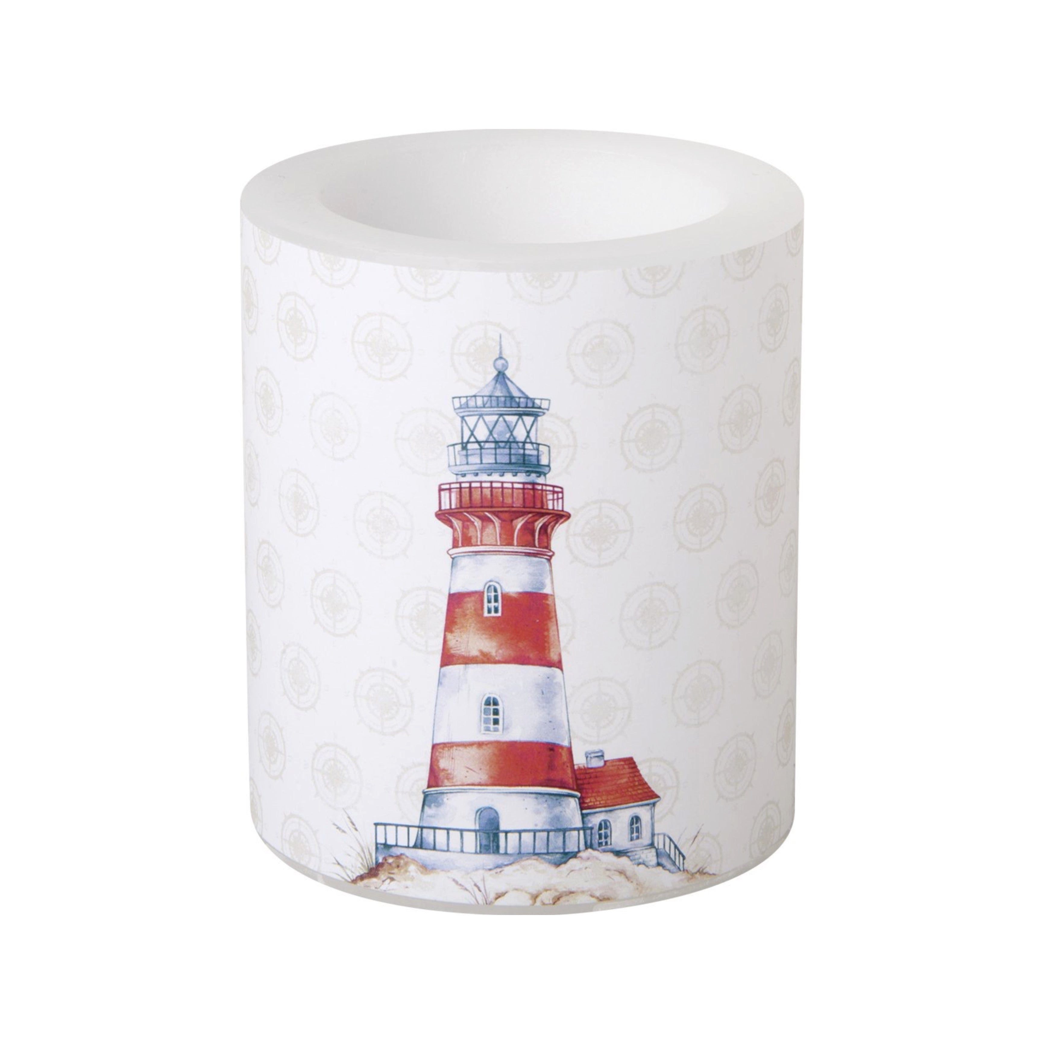 IHR Windlicht Windlicht-Kerze " Leuchtturm/Lighthouse " von ihr